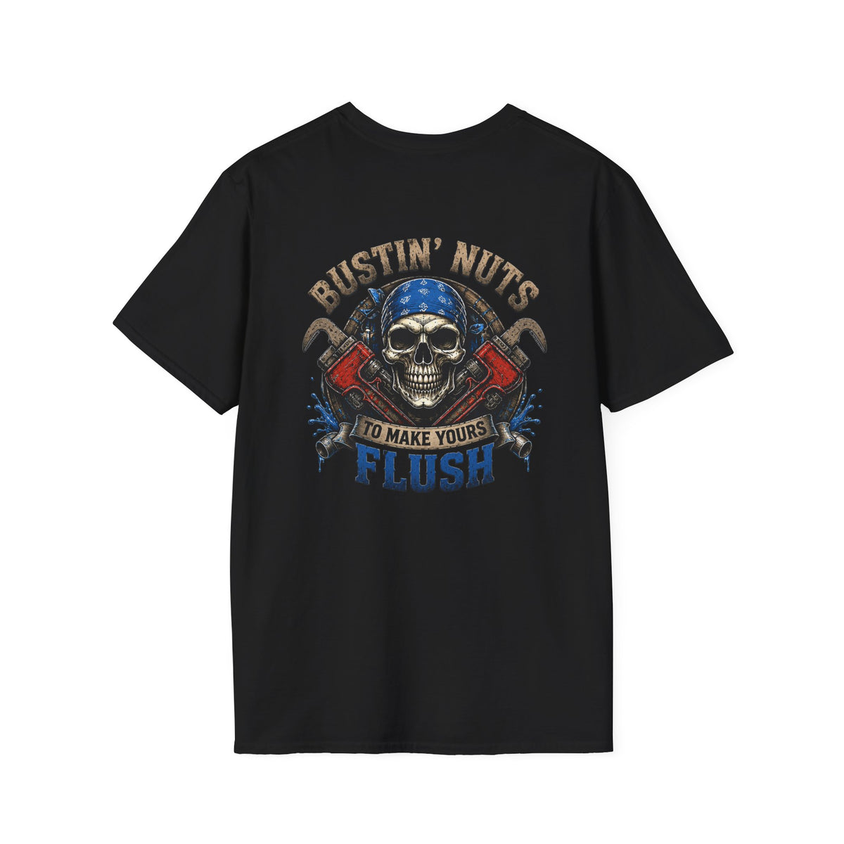 Bustin Nuts Plumbing T-Shirt