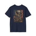 American Old School Semi with Skull T-Shirt