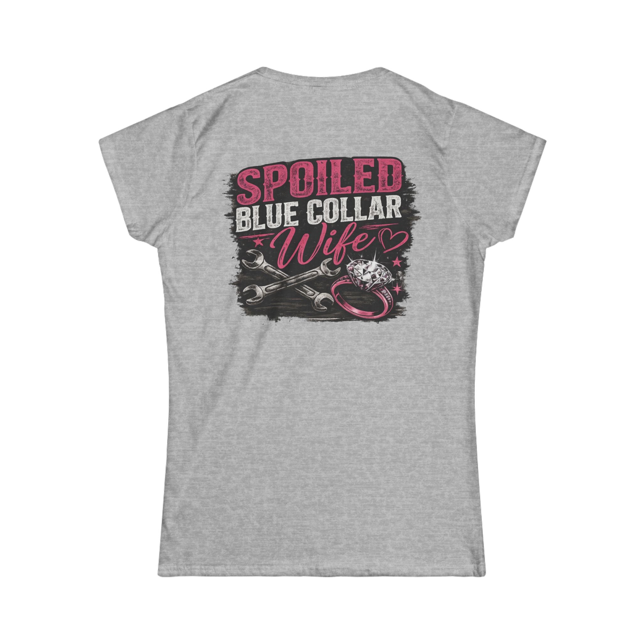 Spoiled Blue Collar Wife Softstyle Tee