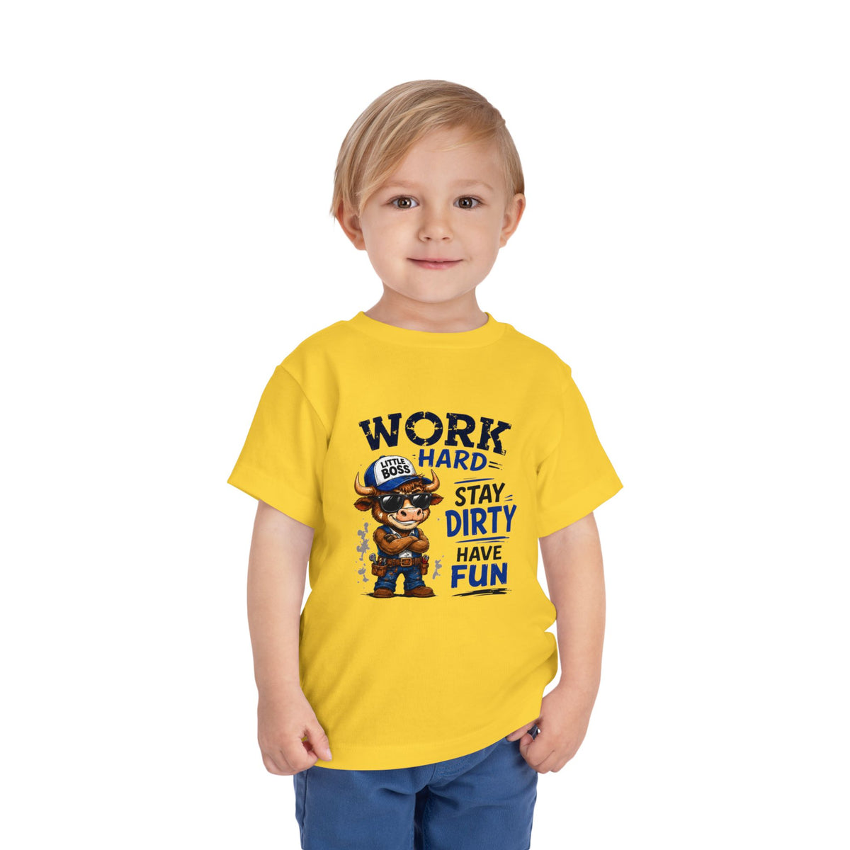 Work Hard Stay Dirty Toddler Tee