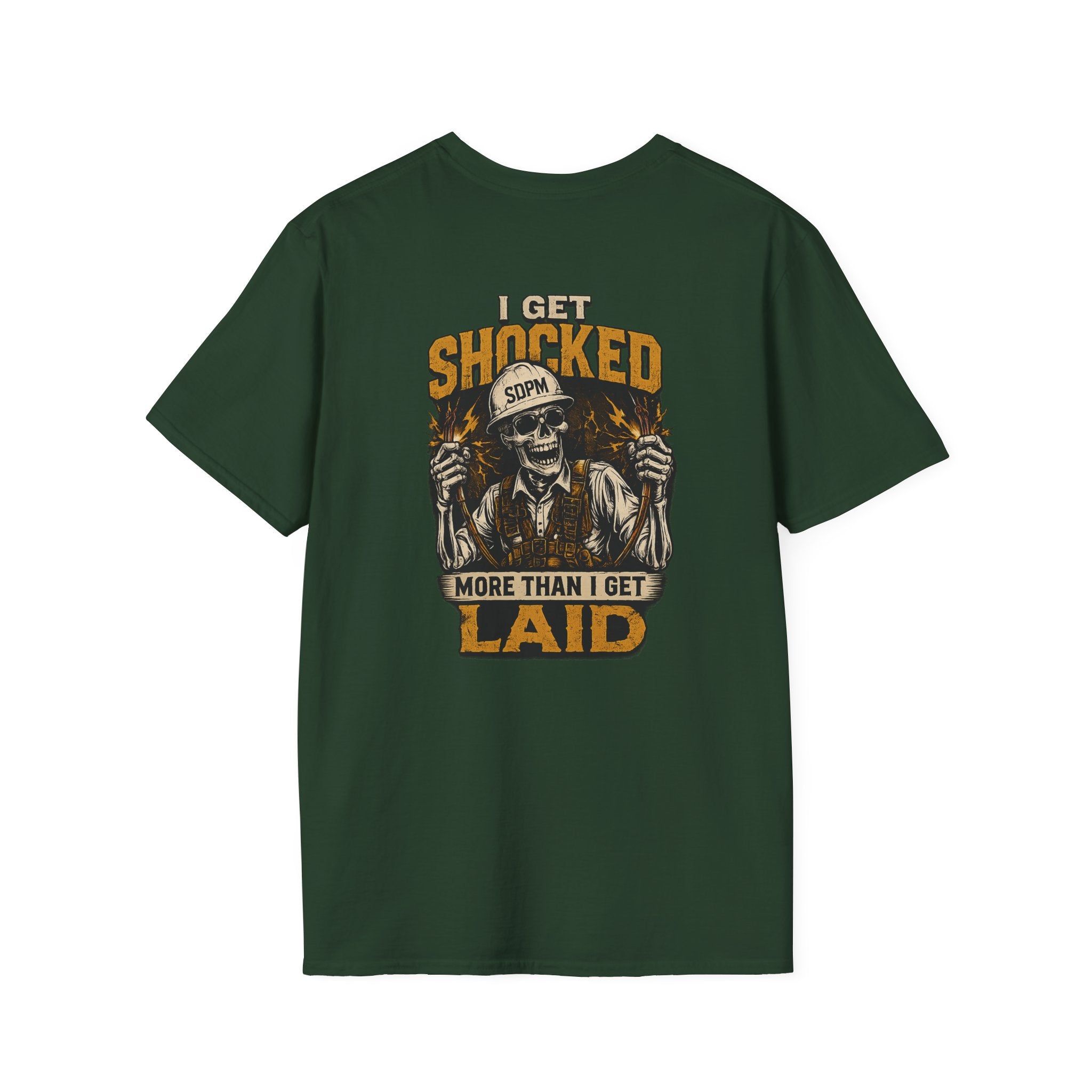 Electrician Funny Get Shocked More Than Laid T-Shirt