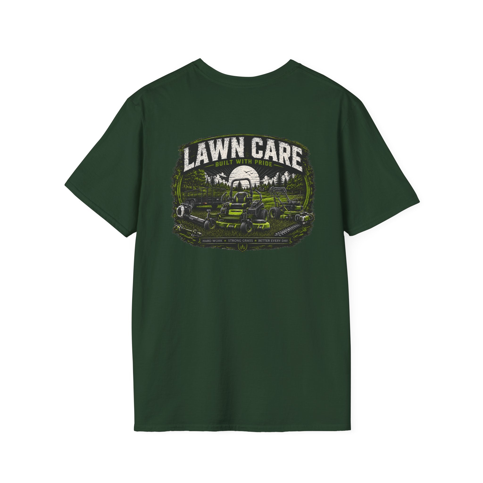 Lawn Care Built with Pride Tshirt