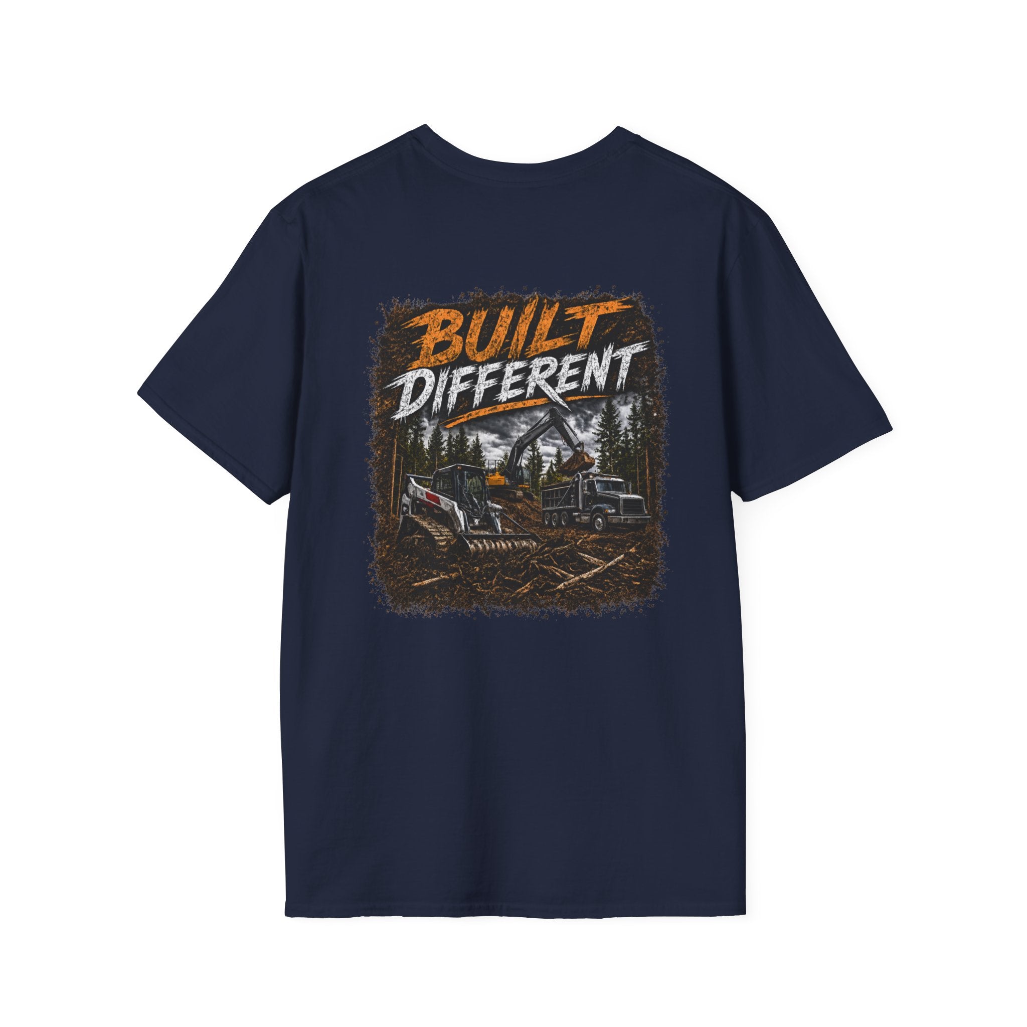 Built Different Skid Steer Construction T-Shirt
