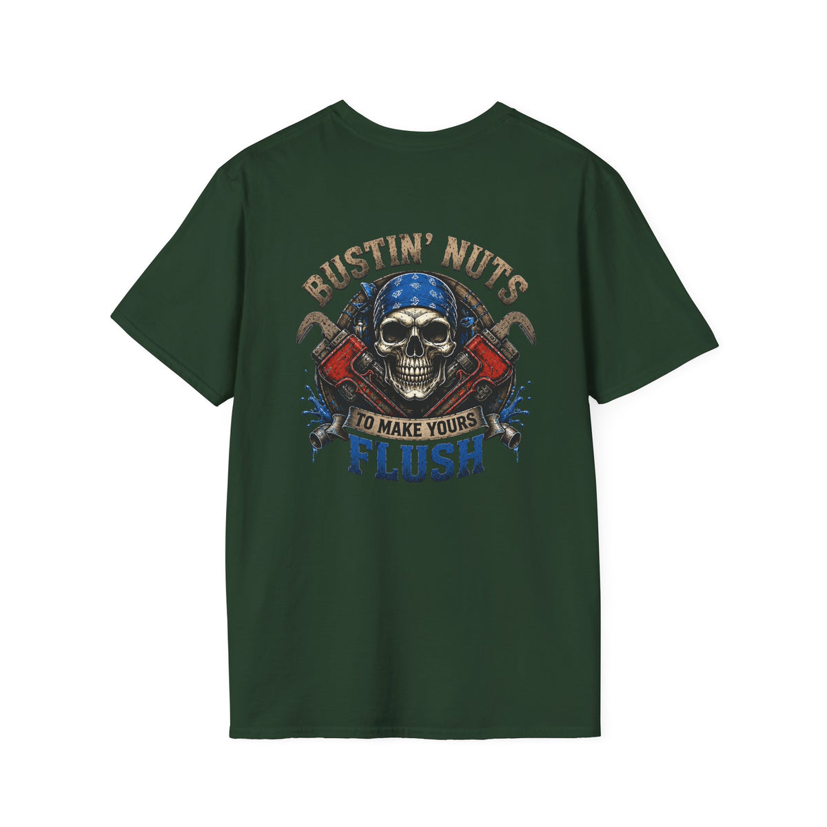 Bustin Nuts Plumbing T-Shirt