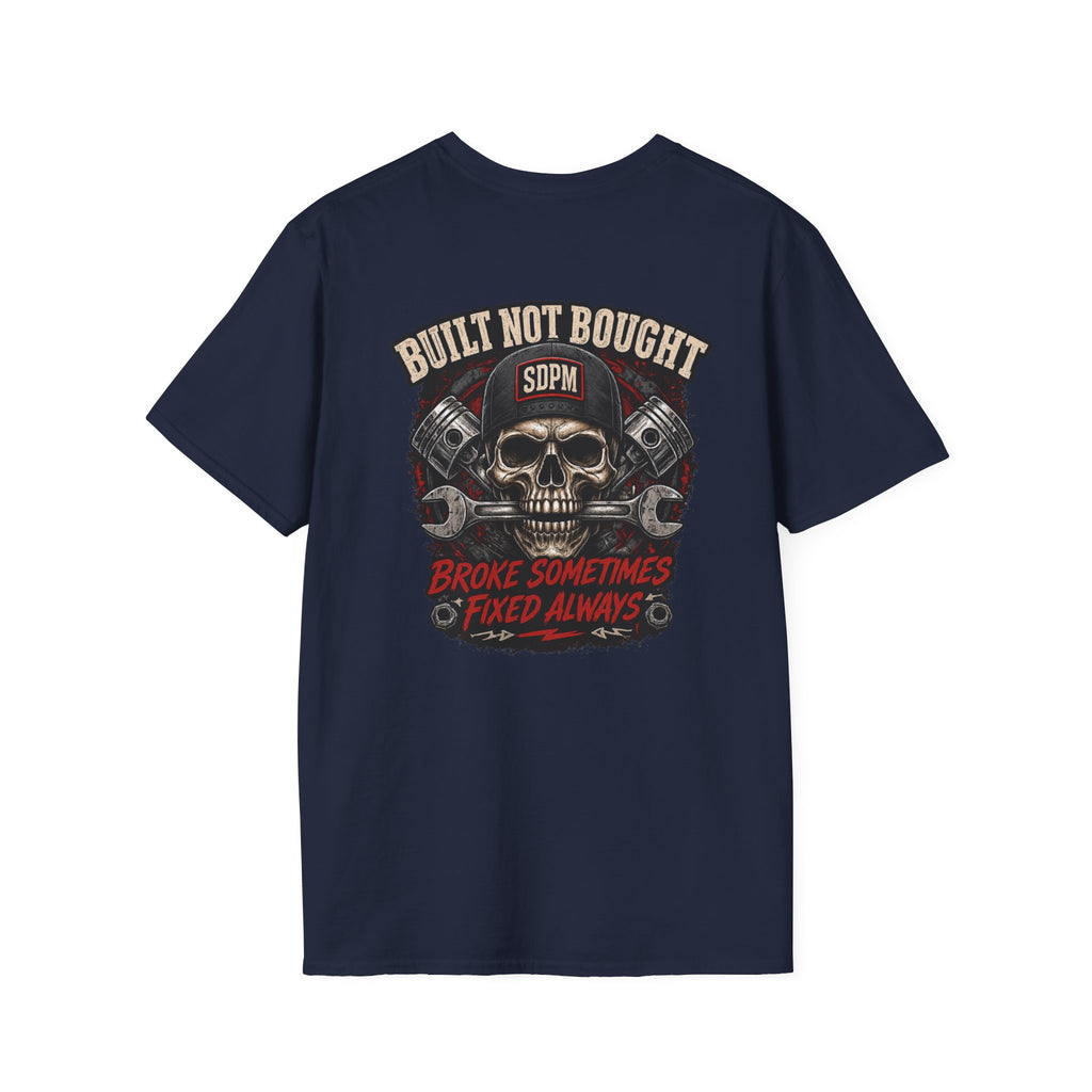Built Not Bought Skull T-Shirt