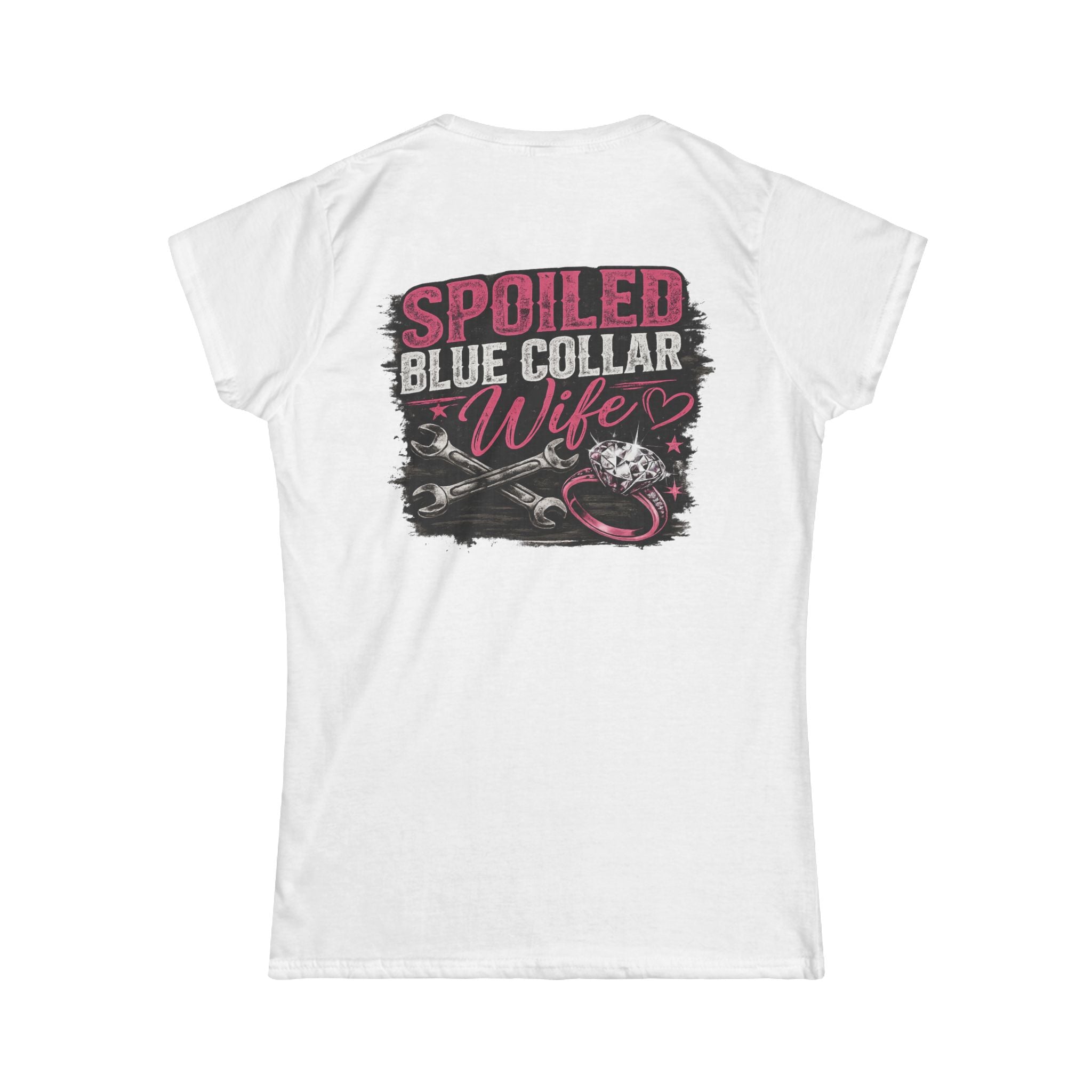 Spoiled Blue Collar Wife Softstyle Tee