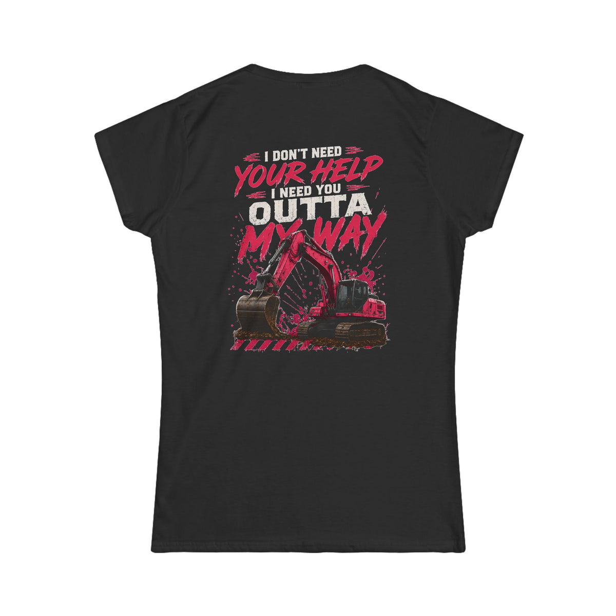 Get Outta My Way Women's Softstyle Tee
