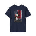 American Flag Operator Excavator Tshirt