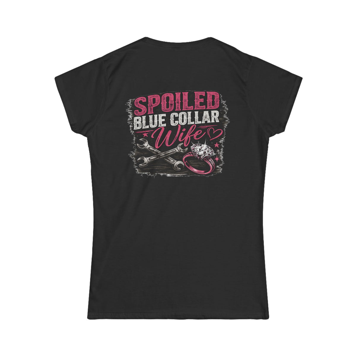 Spoiled Blue Collar Wife Softstyle Tee