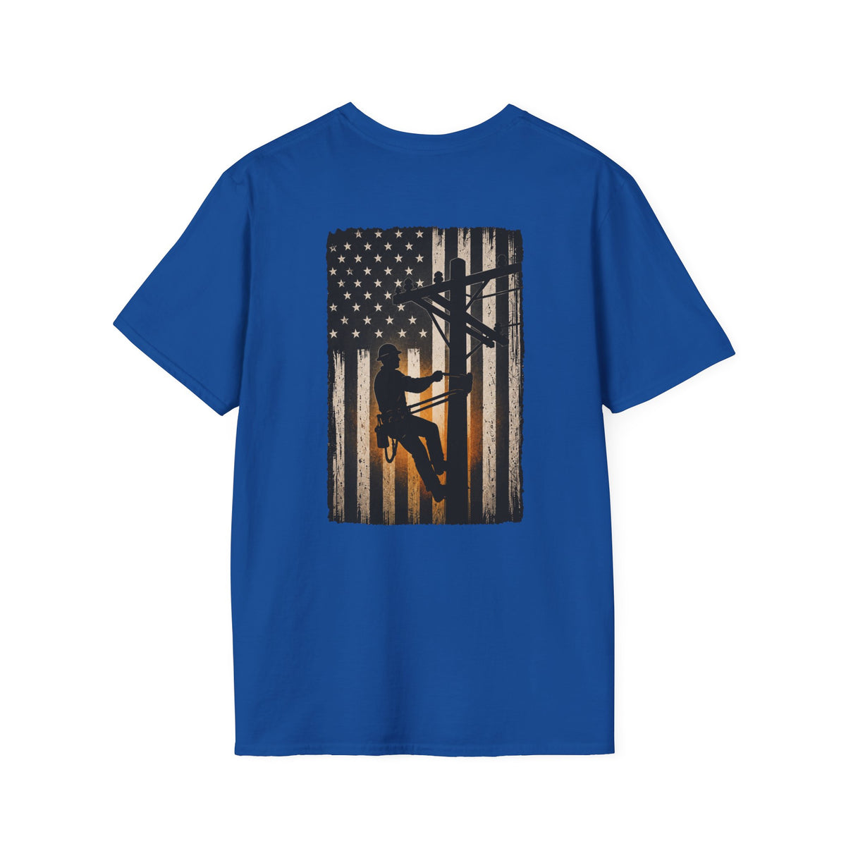 Lineman American Flag T-Shirt
