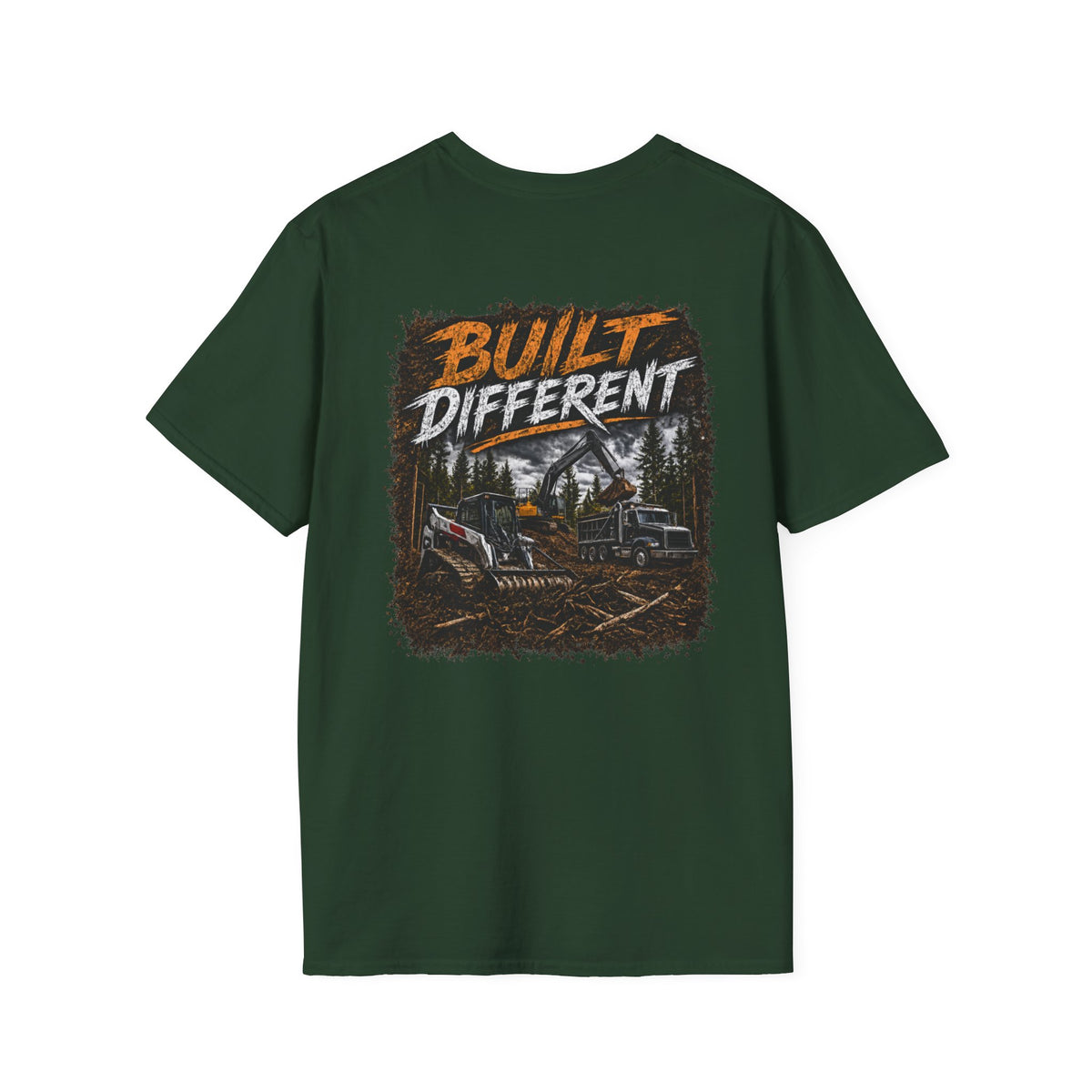 Built Different Skid Steer Construction T-Shirt