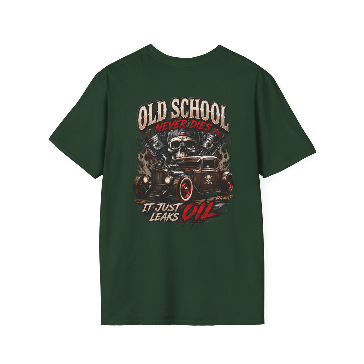 Old School Rat Rod Never Dies T-Shirt