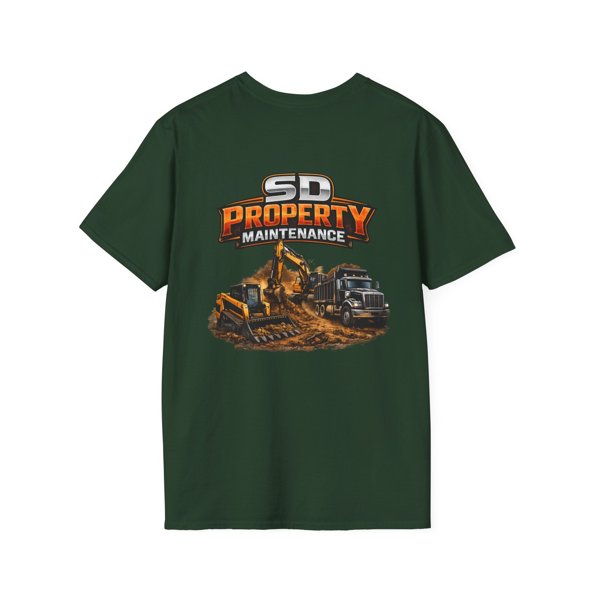SD Property Maintenance Shirt Skid Steer Dump Truck Excavator