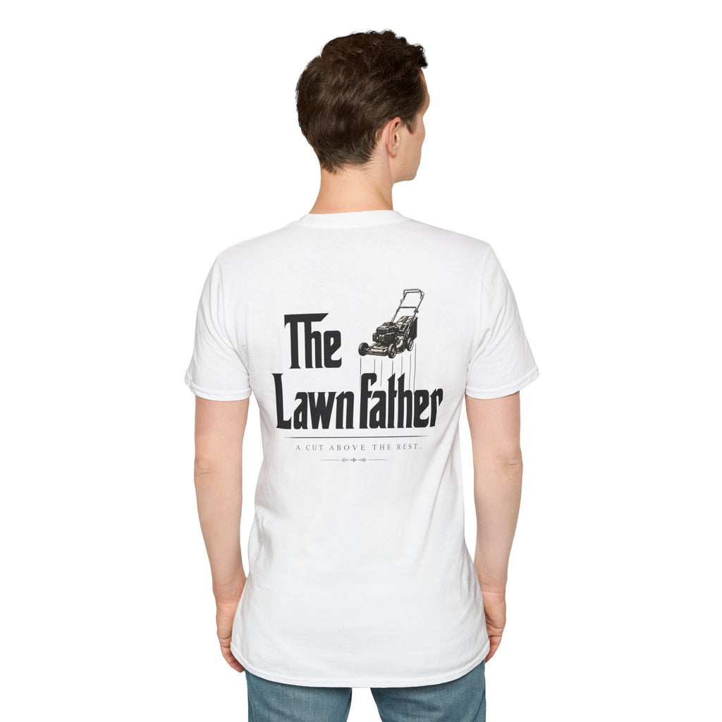 The Lawnfather Funny Mowing Tshirt