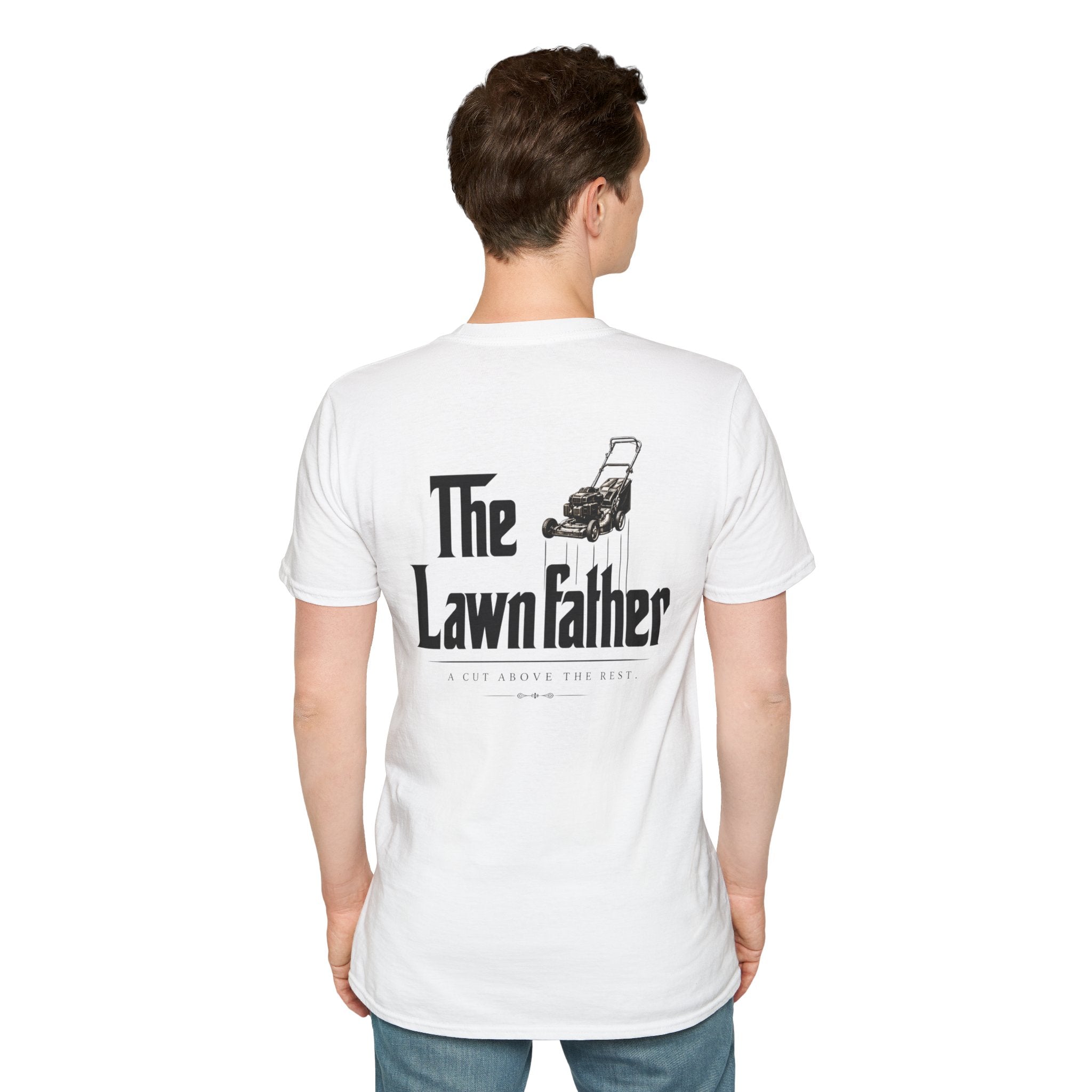The Lawnfather Funny Mowing Tshirt