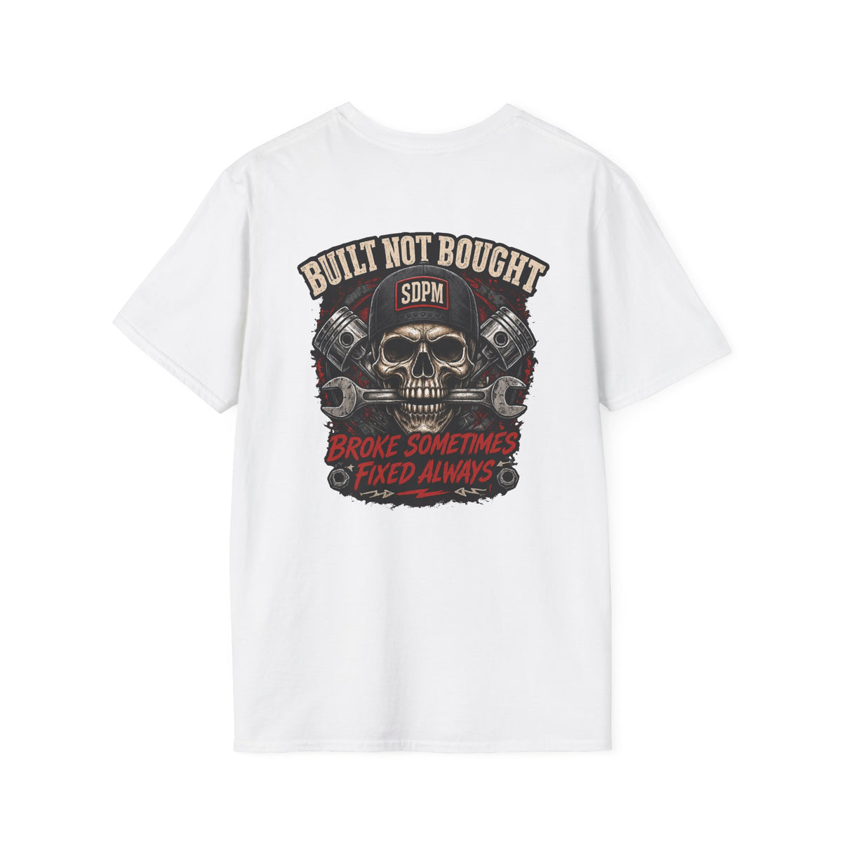 Built Not Bought Skull T-Shirt