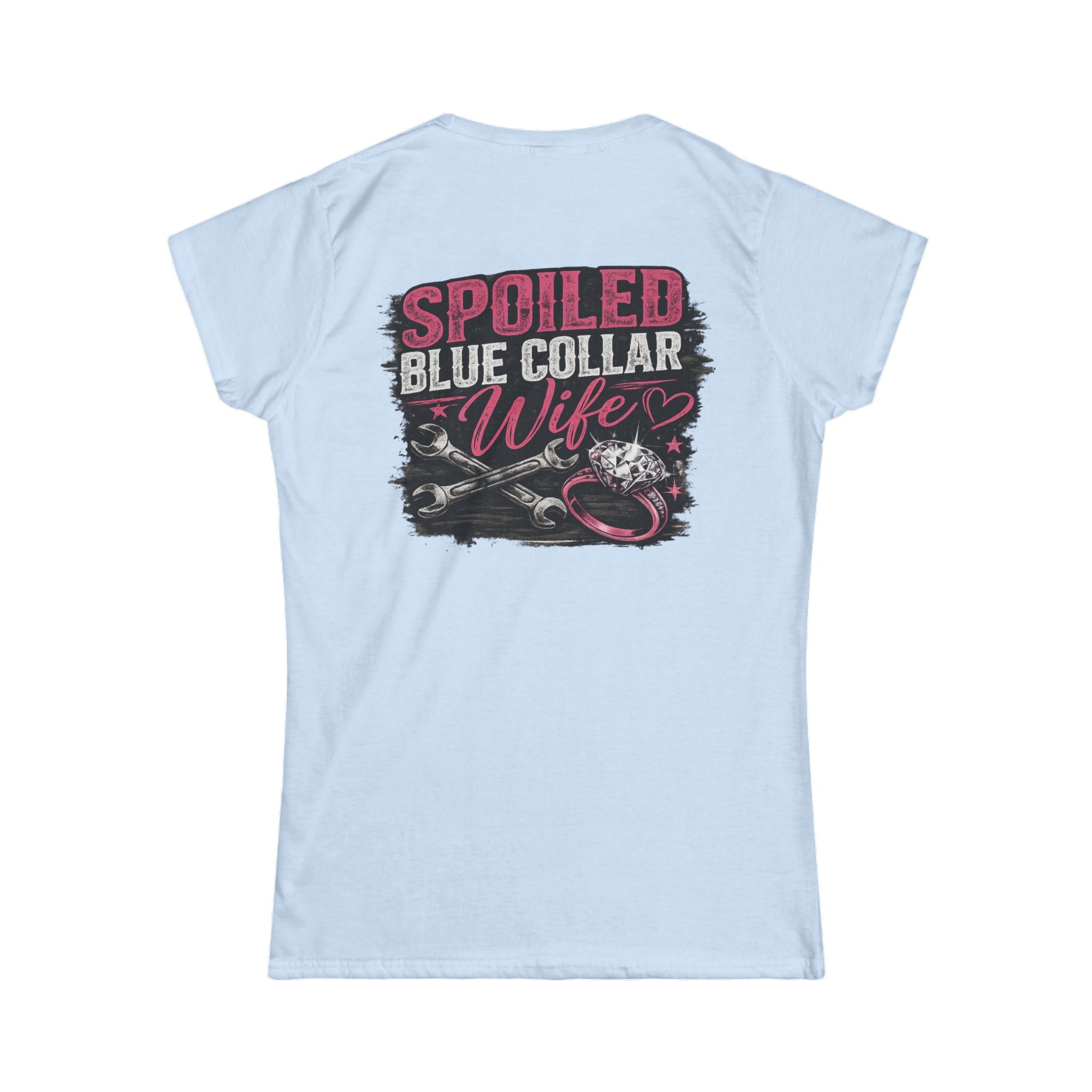 Spoiled Blue Collar Wife Softstyle Tee
