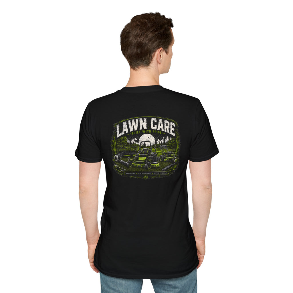 Lawn Care Built with Pride Tshirt