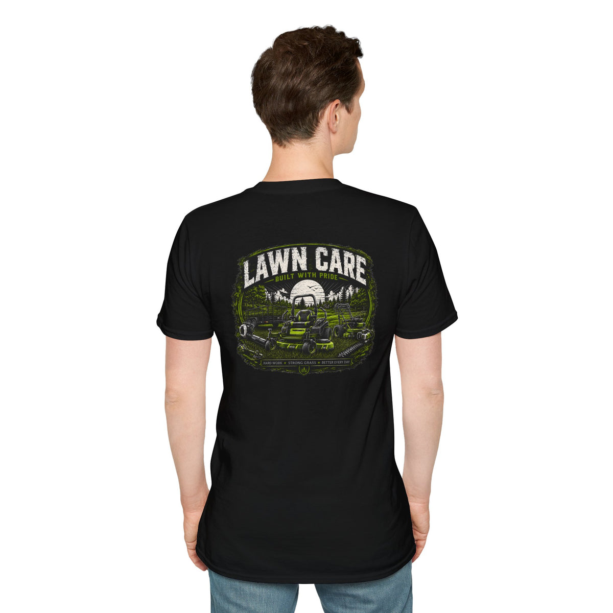 Lawn Care Built with Pride Tshirt