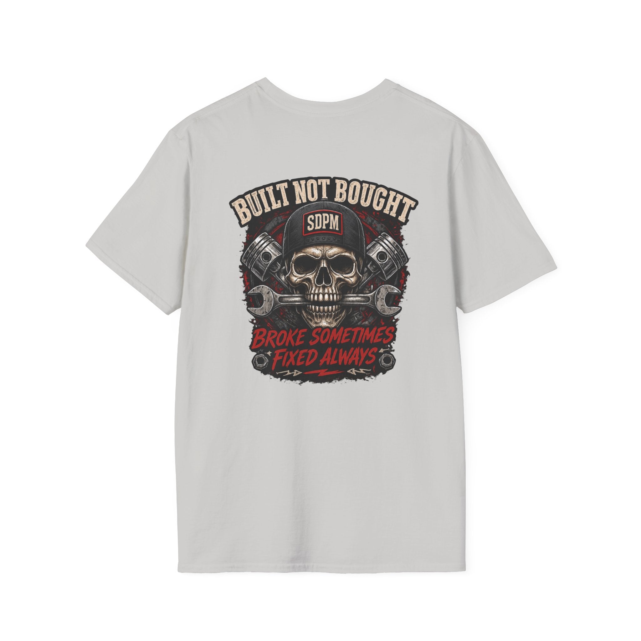 Built Not Bought Skull T-Shirt