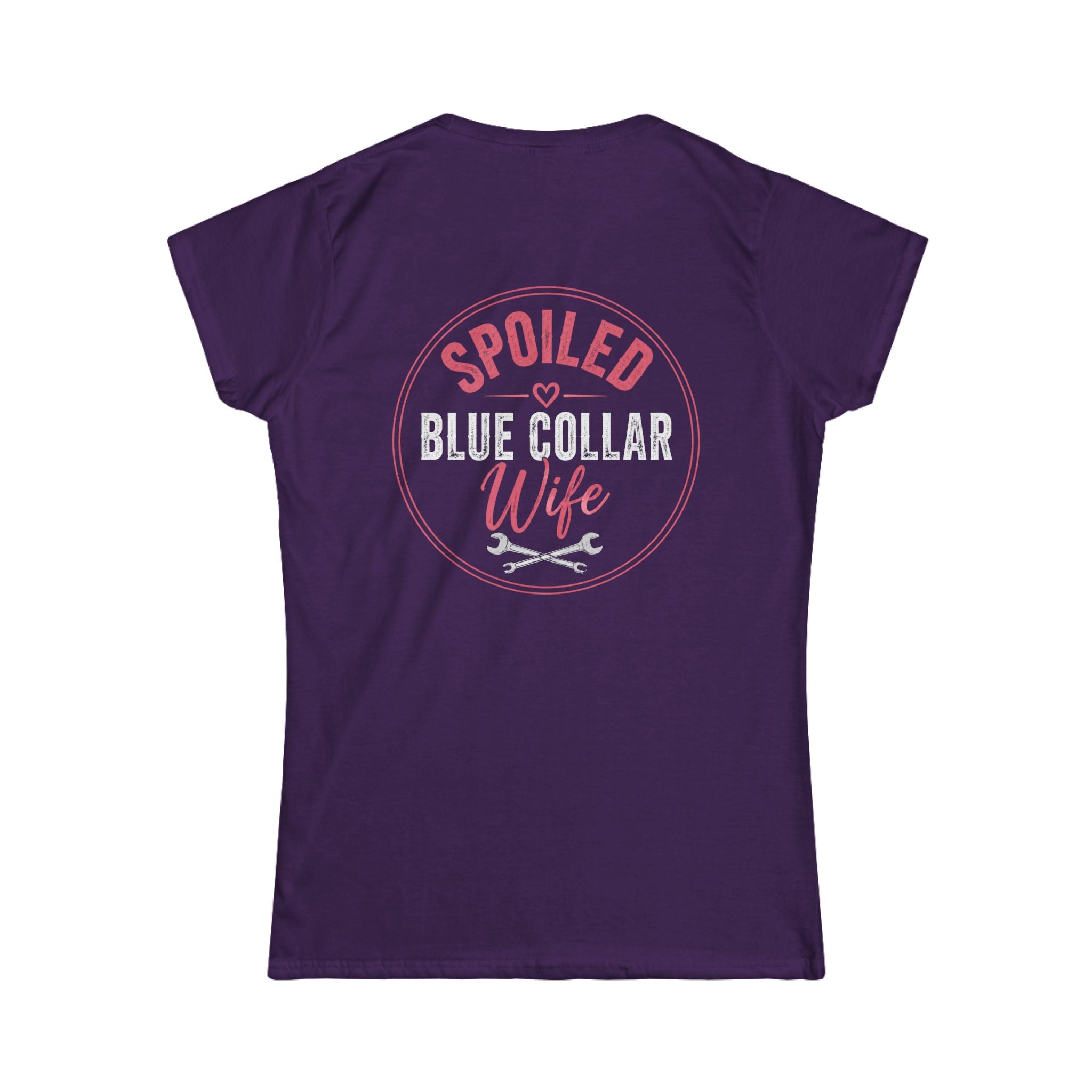 Spoiled Blue Collar Wife Women's Softstyle Tee