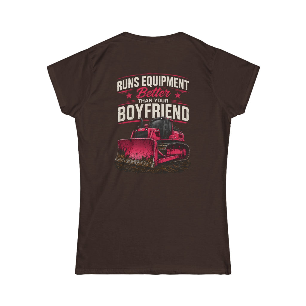 Run Equipment Better Than Your Boyfriend Women's Softstyle Tee