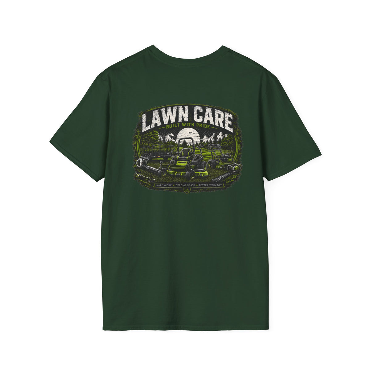 Lawn Care Built with Pride Tshirt