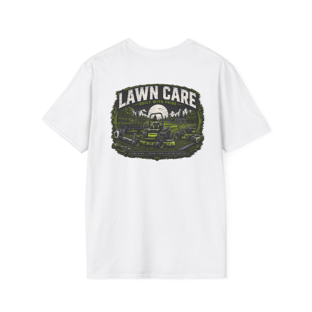 Lawn Care Built with Pride Tshirt