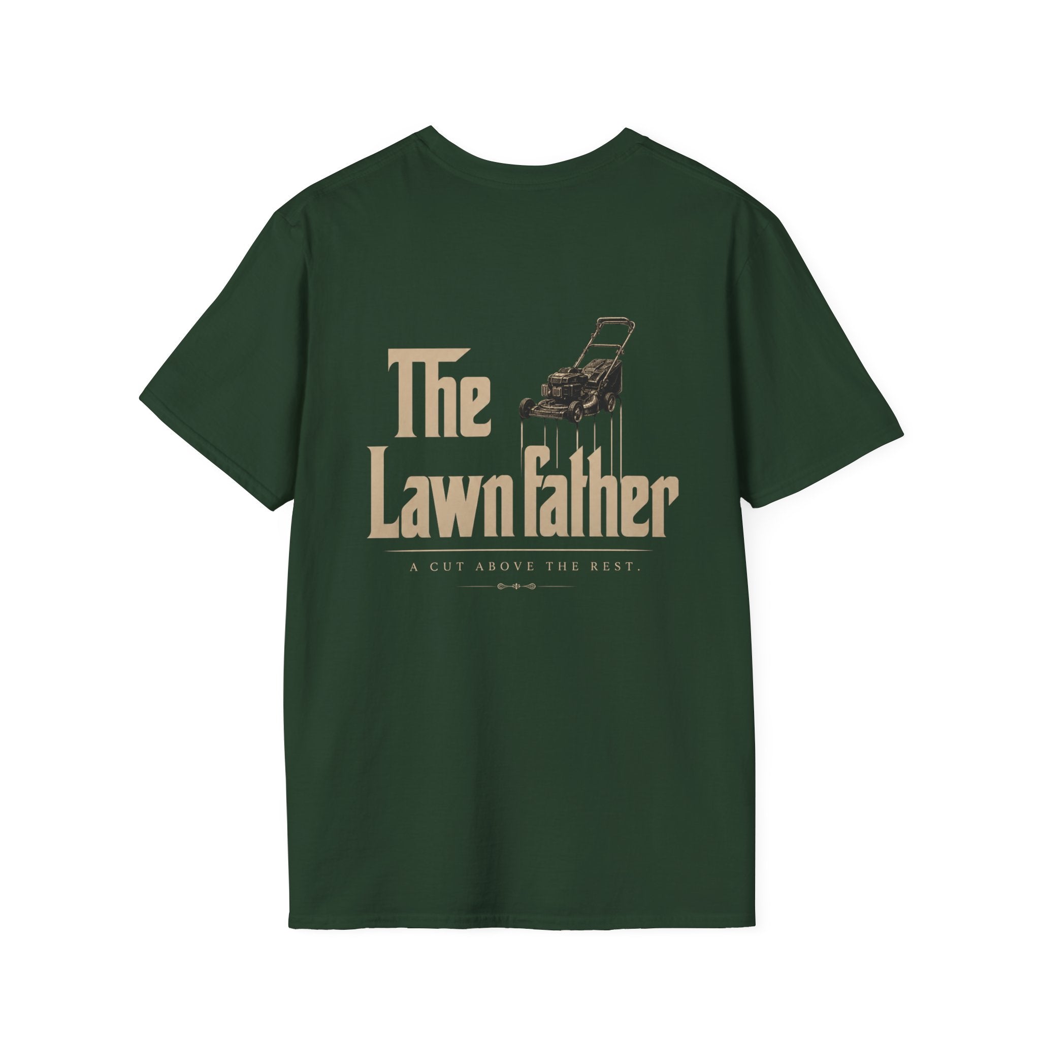 The Lawnfather Funny Mowing Tshirt