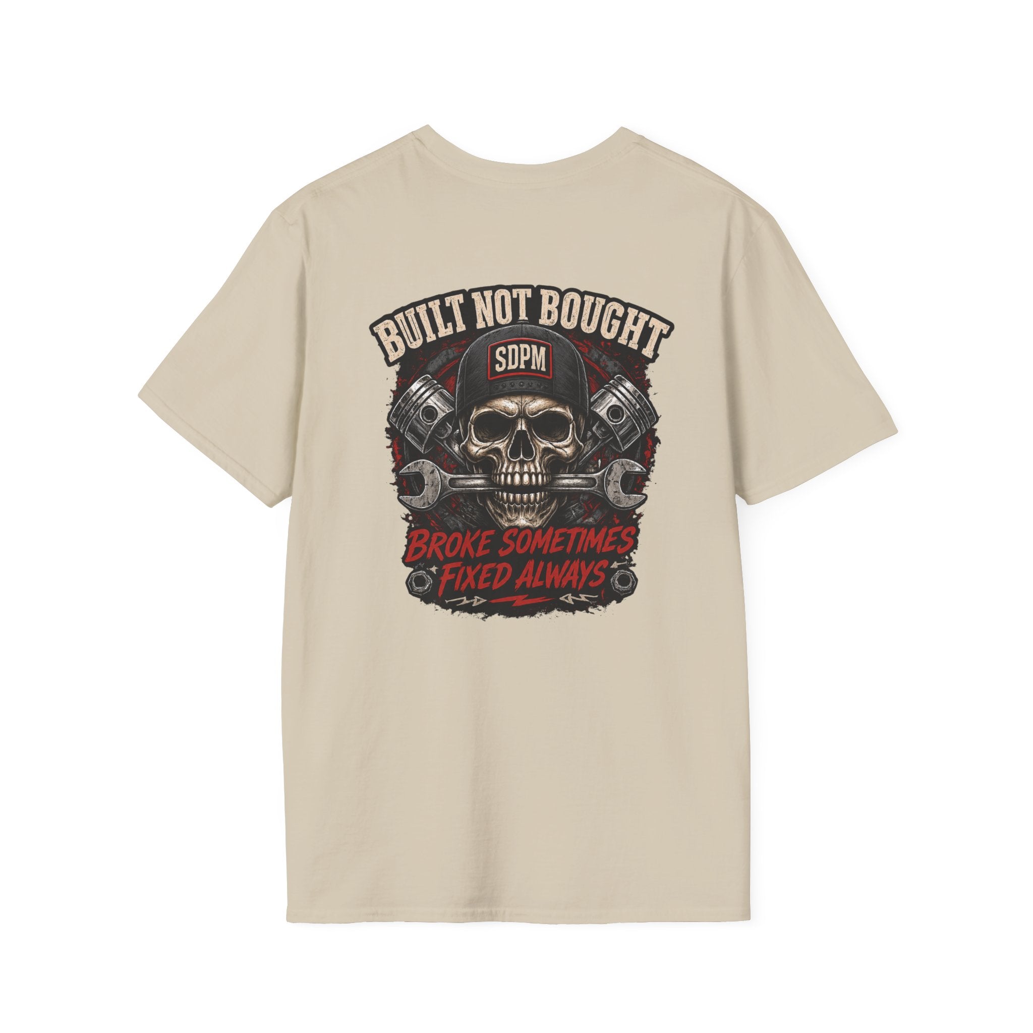 Built Not Bought Skull T-Shirt