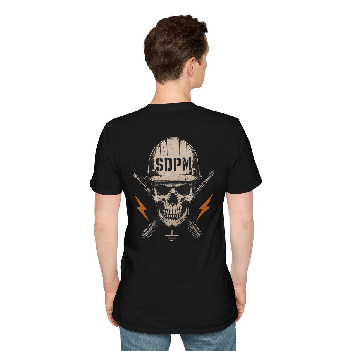 Electrician Skull T-Shirt