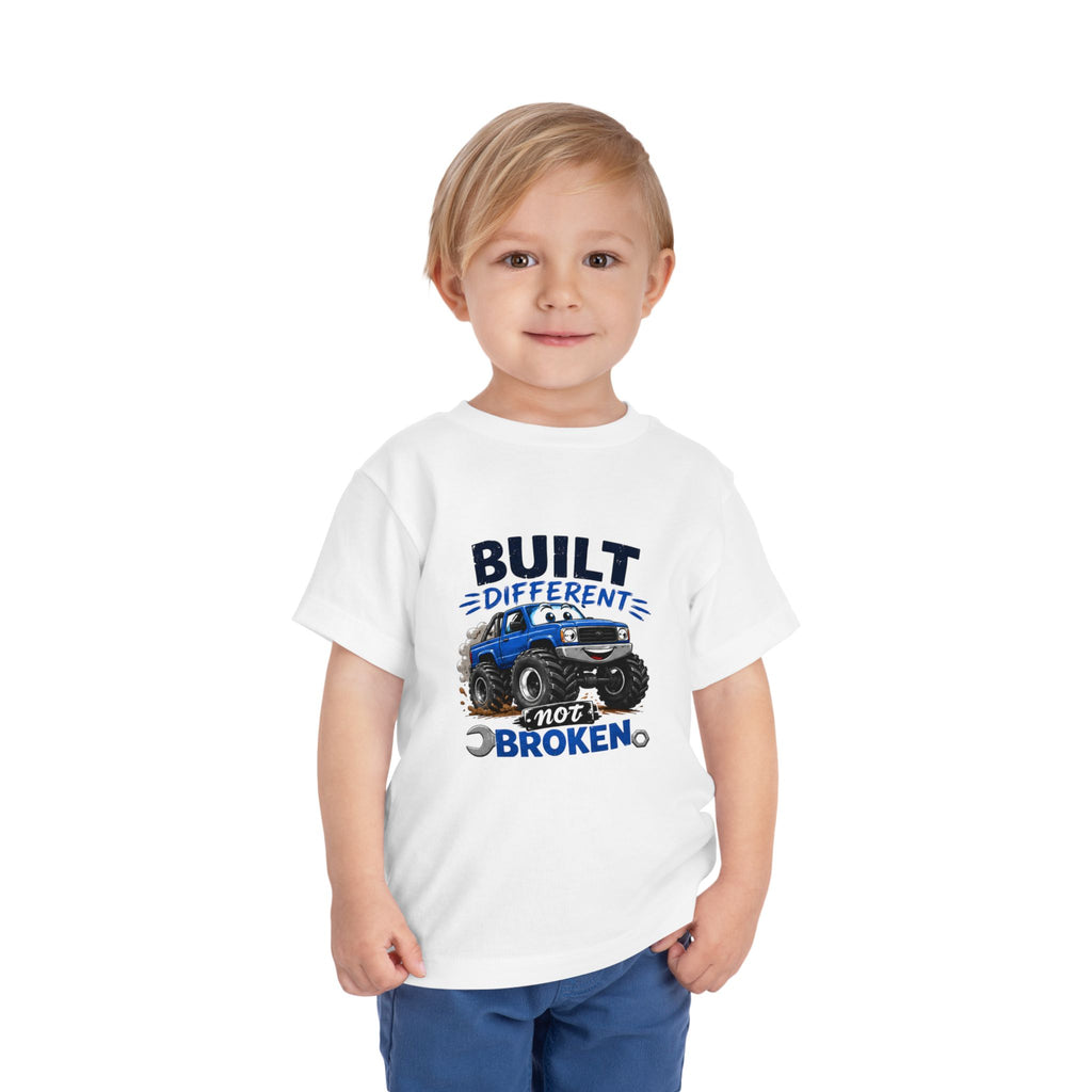 Toddler Tee Built Different Not Broken