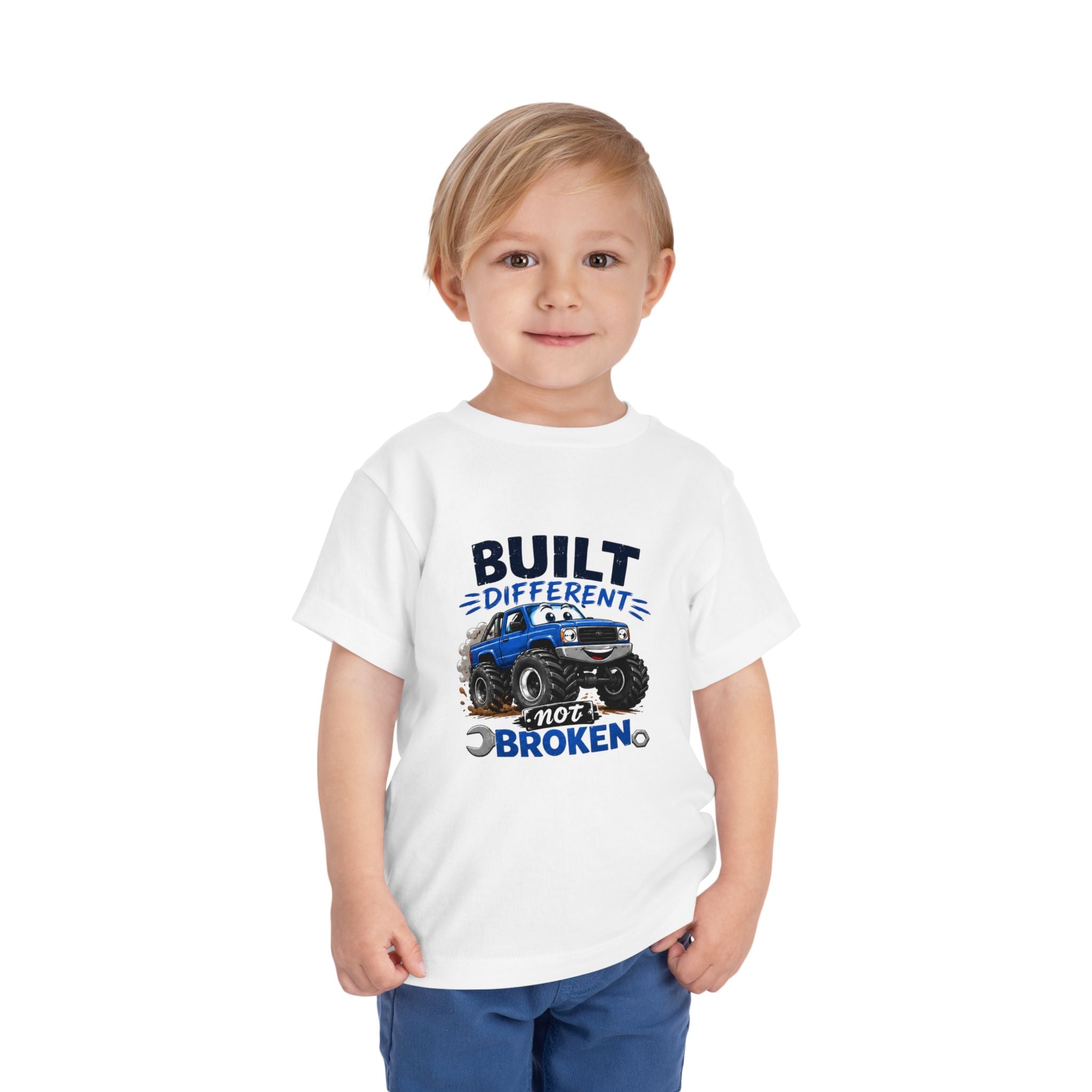 Toddler Tee Built Different Not Broken