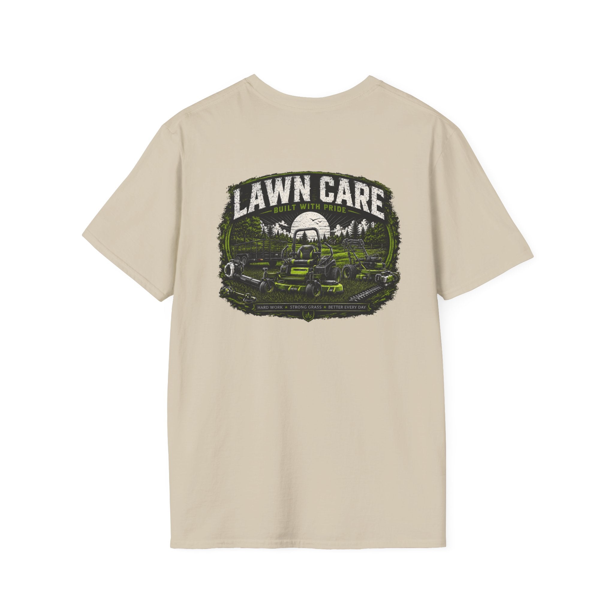 Lawn Care Built with Pride Tshirt