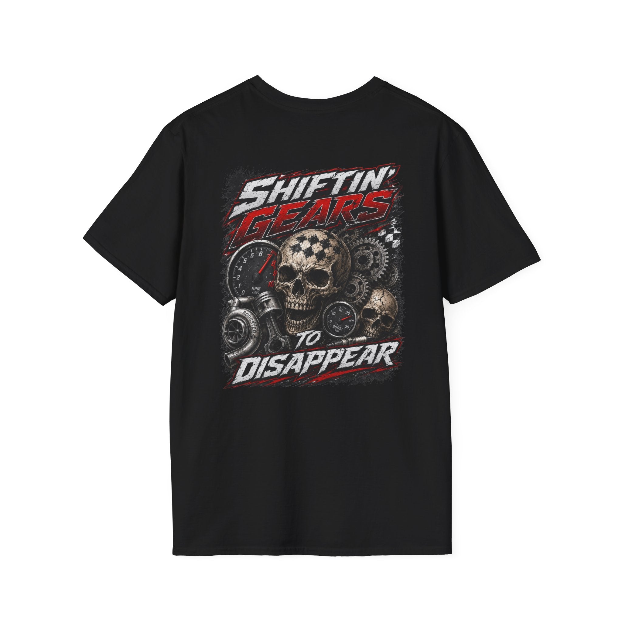 Shifting Gears to Disappear Racing T-Shirt