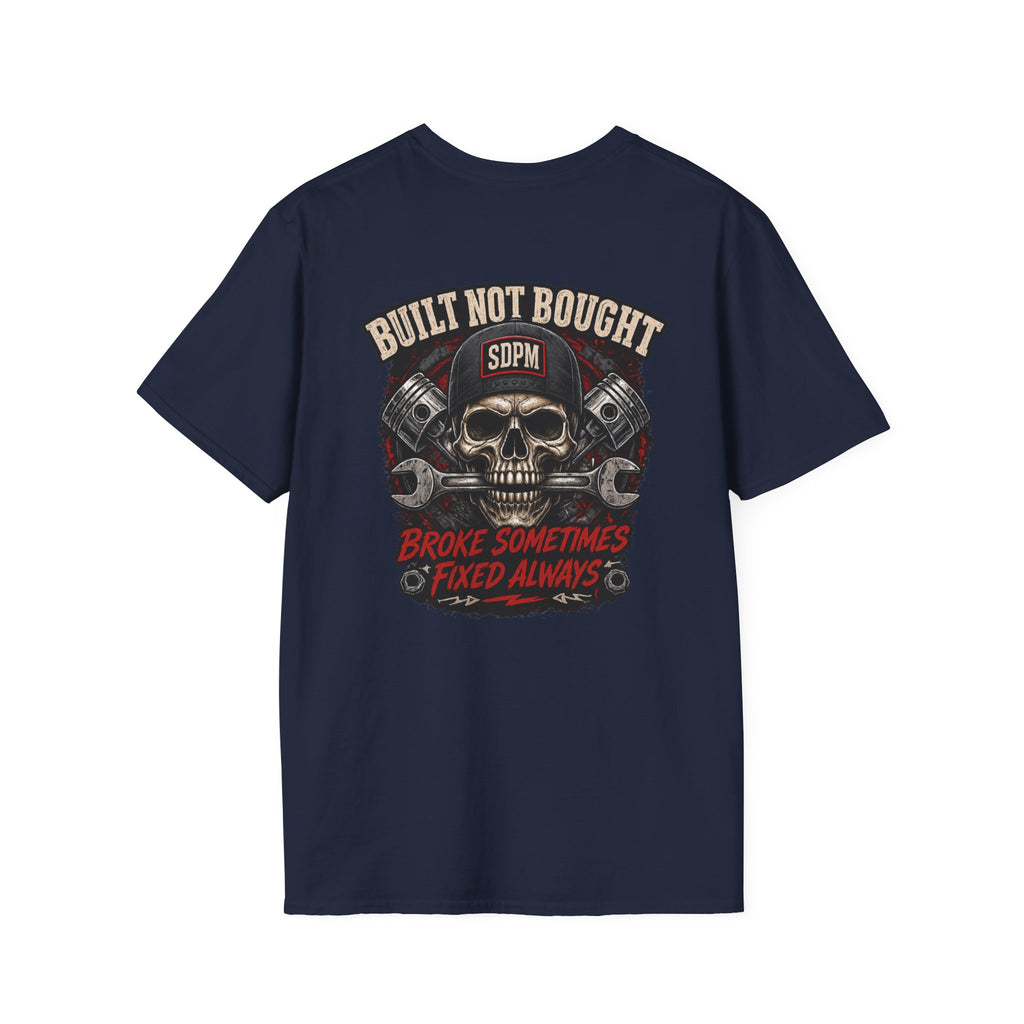 Built Not Bought Skull T-Shirt