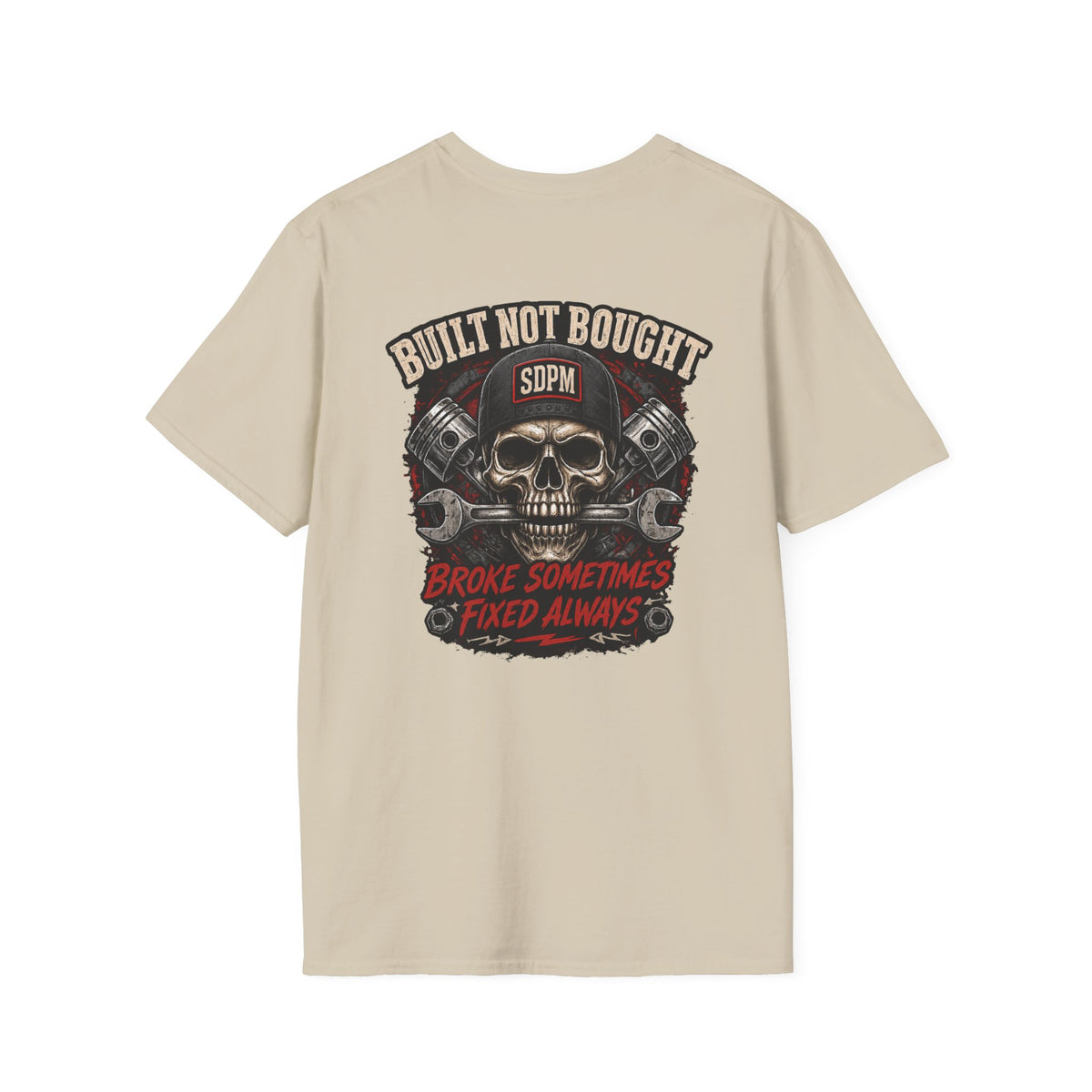 Built Not Bought Skull T-Shirt
