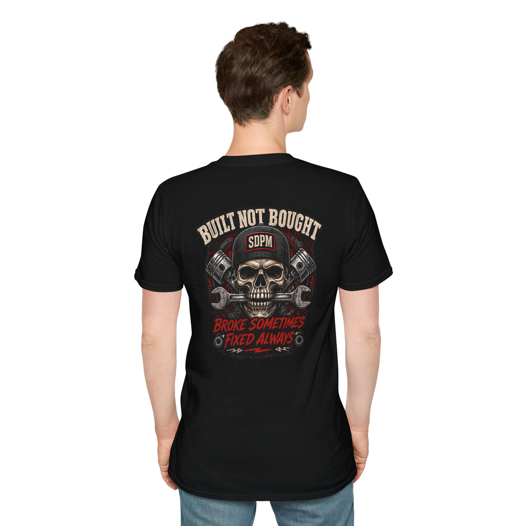 Built Not Bought Skull T-Shirt