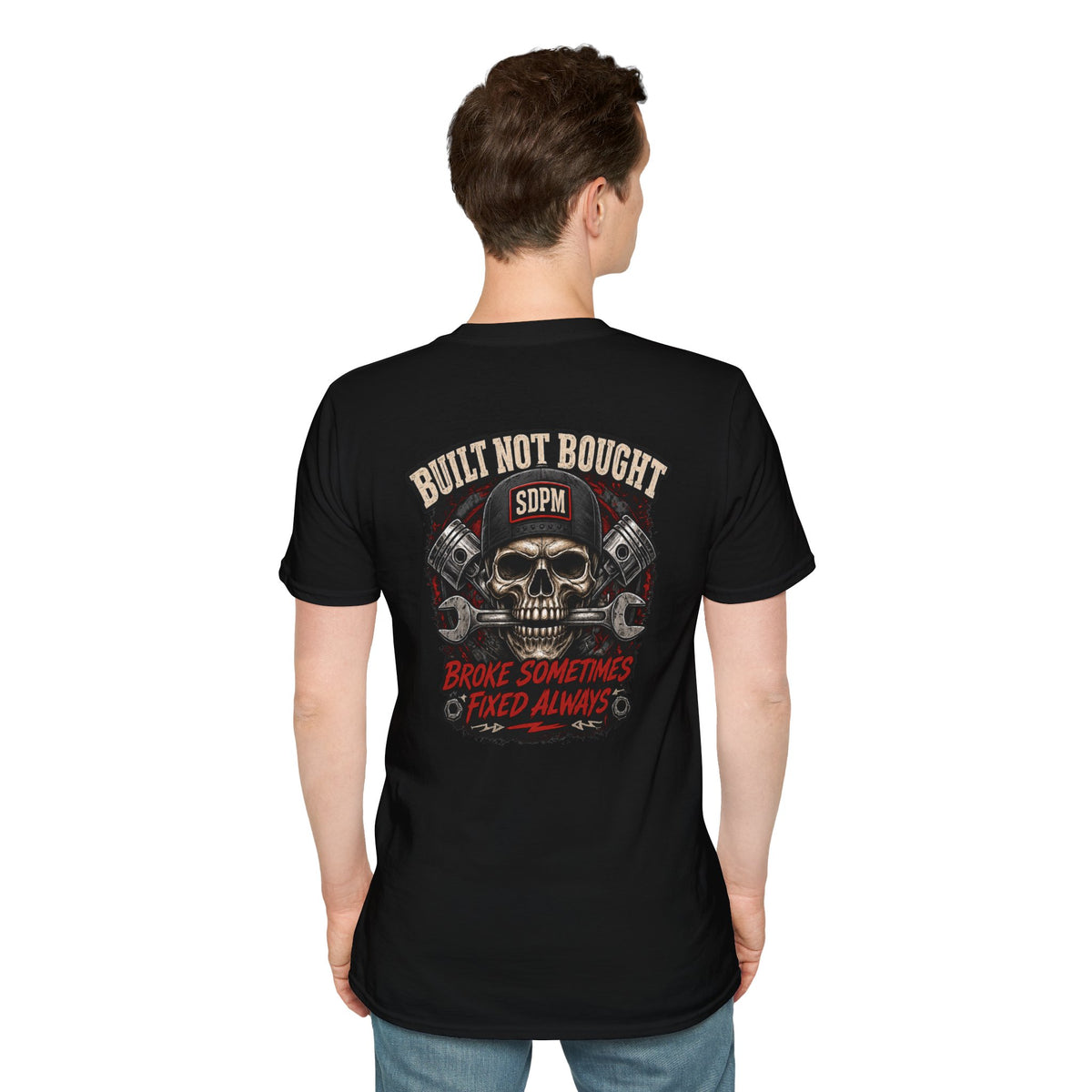 Built Not Bought Skull T-Shirt
