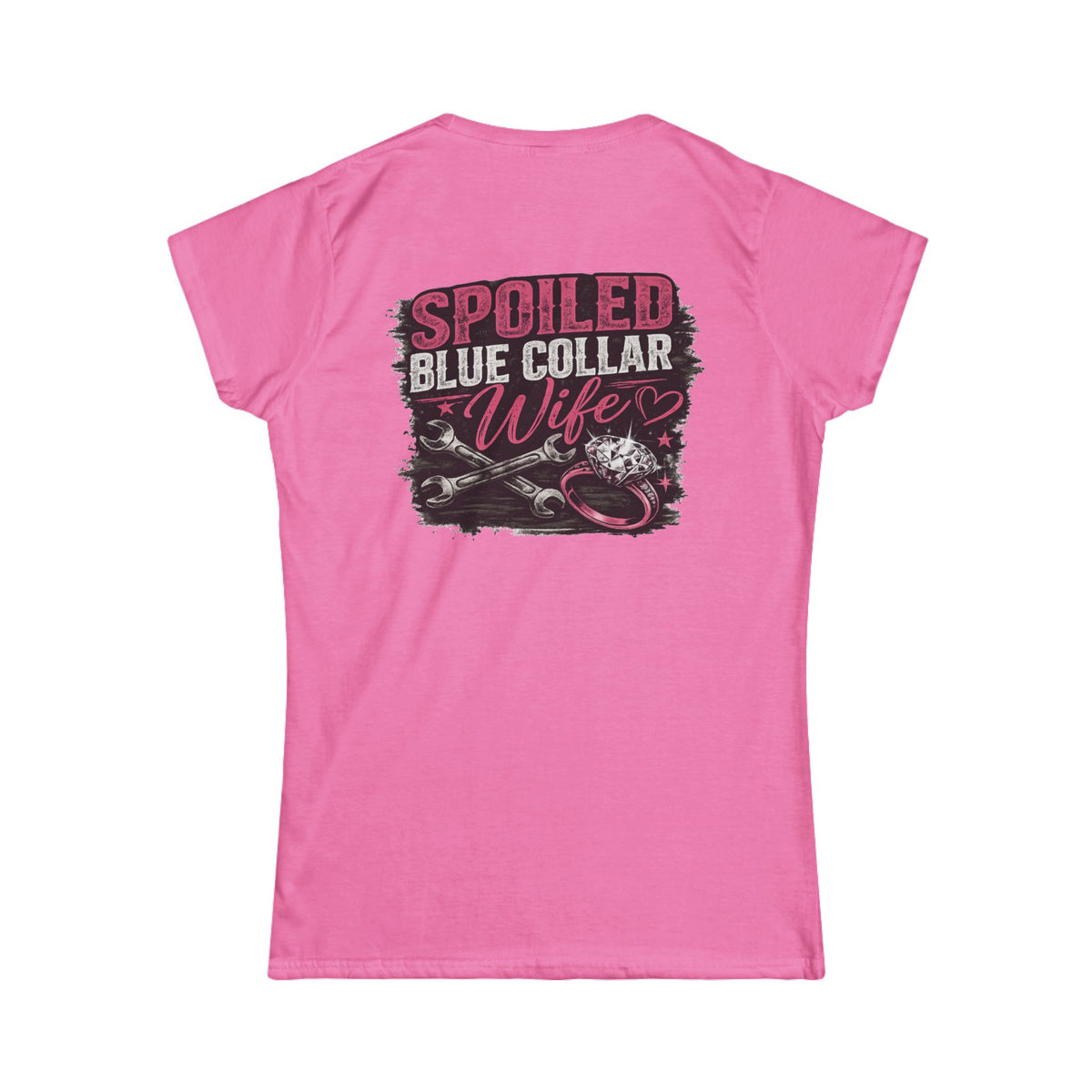 Spoiled Blue Collar Wife Softstyle Tee