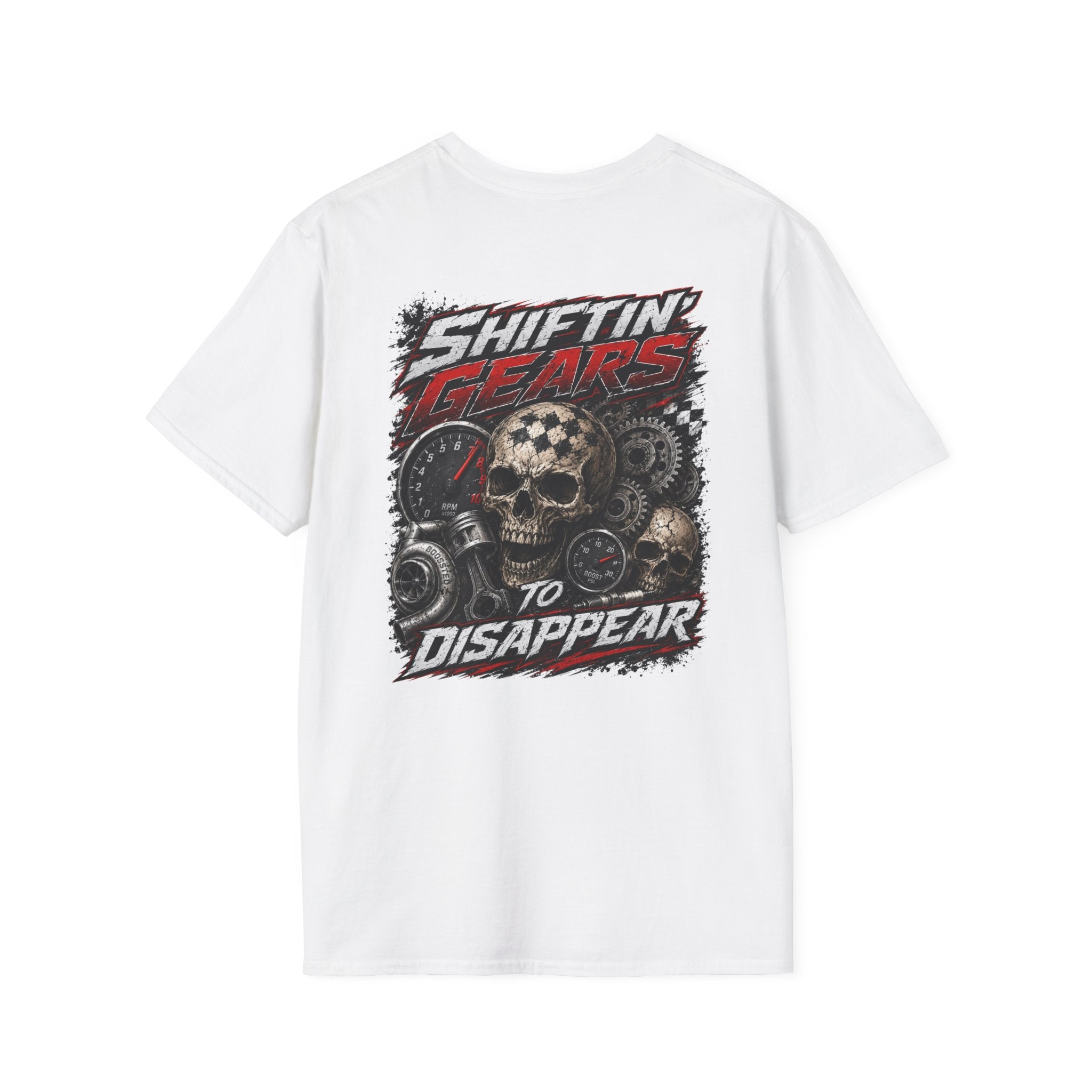 Shifting Gears to Disappear Racing T-Shirt