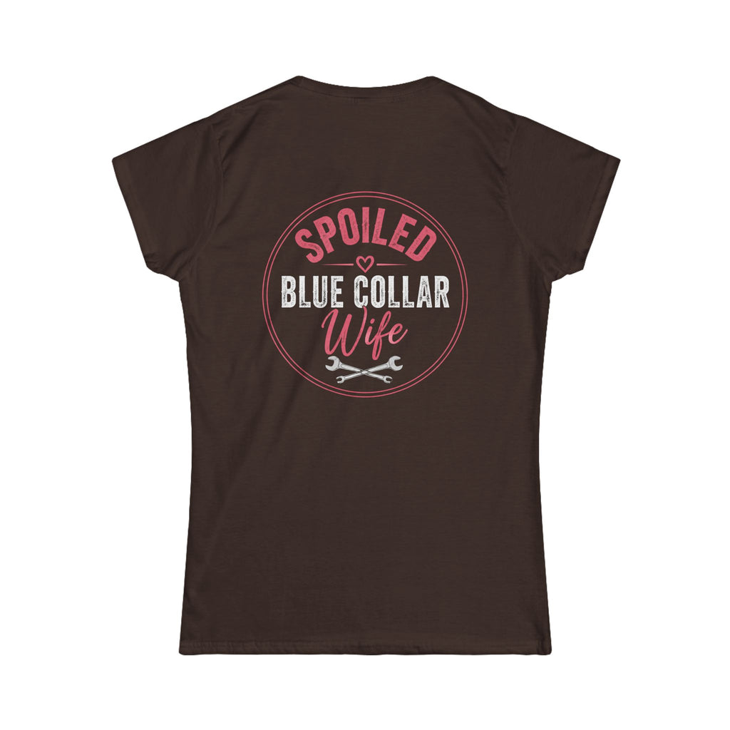Spoiled Blue Collar Wife Women's Softstyle Tee