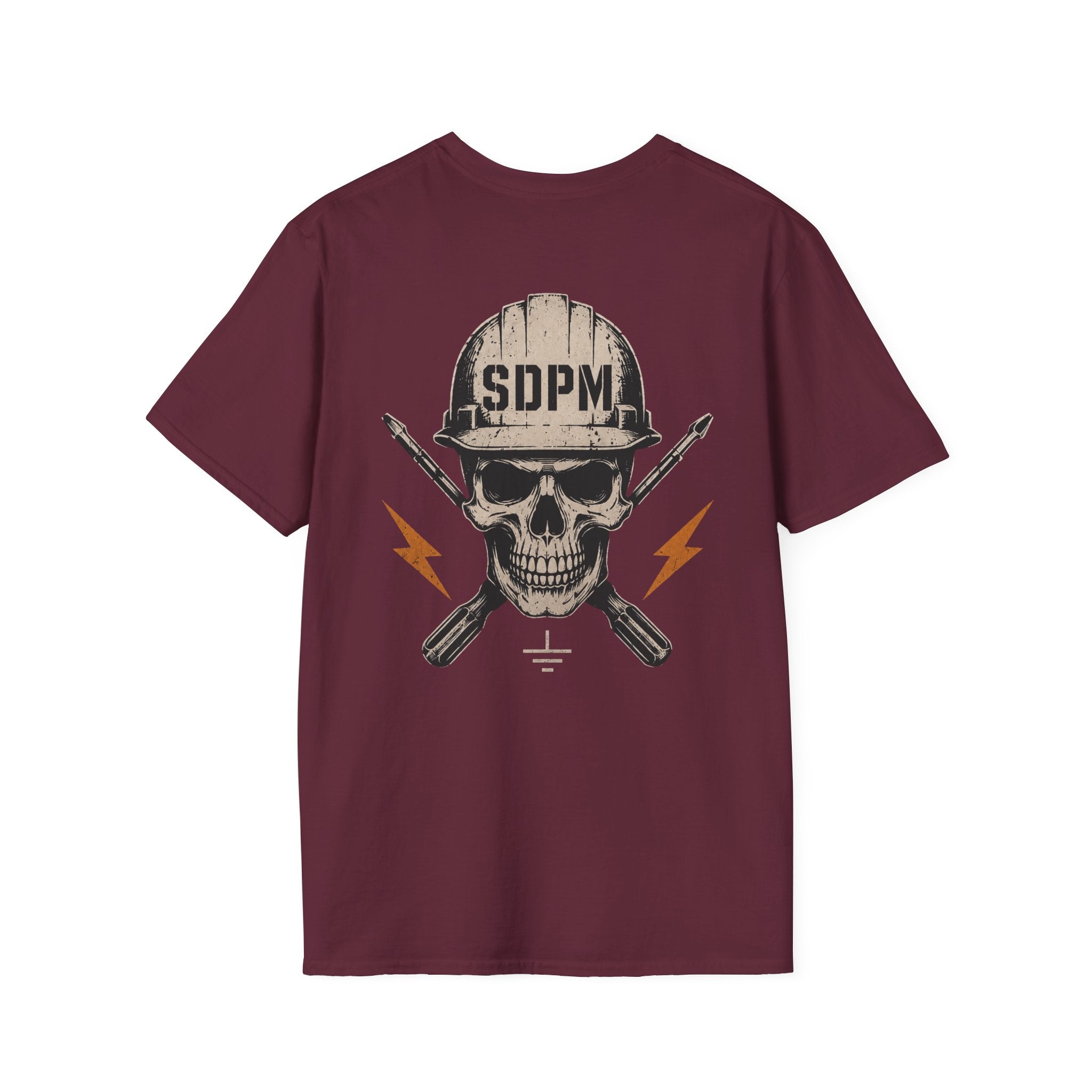 Electrician Skull T-Shirt