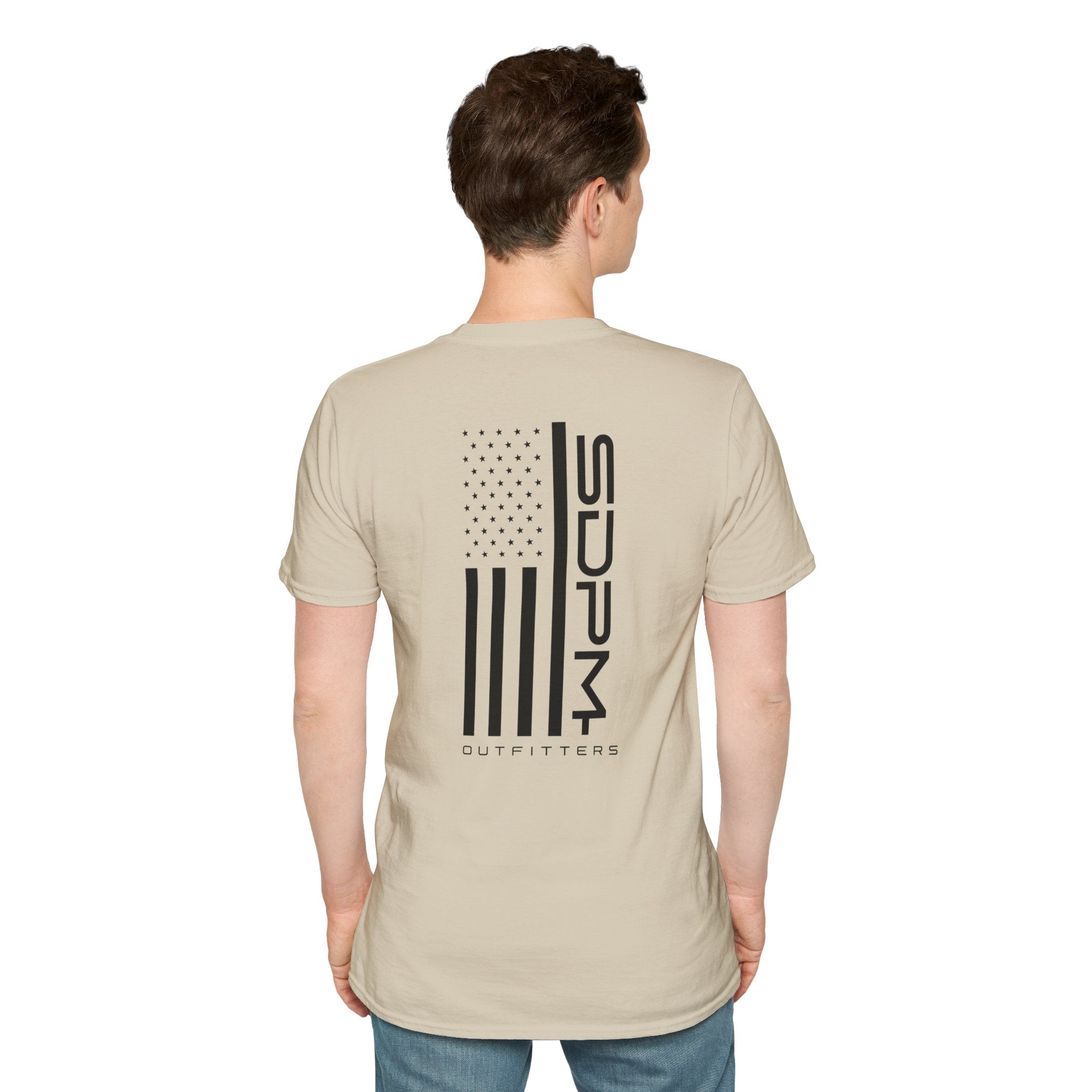 American Flag SDPM Brand T-Shirt