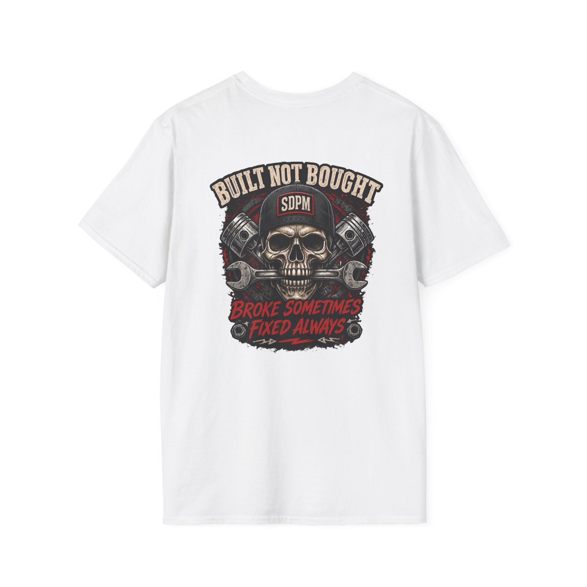 Built Not Bought Skull T-Shirt