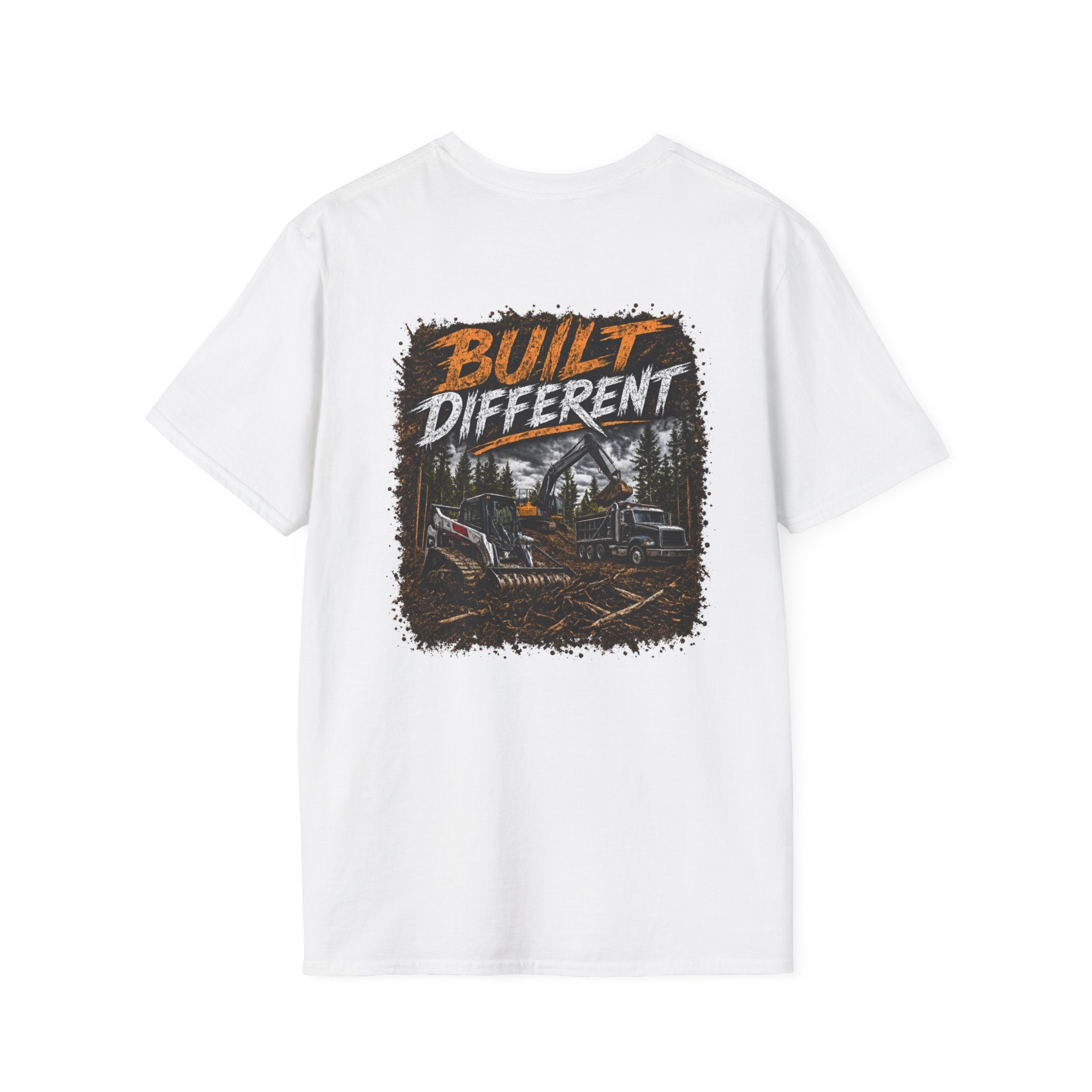 Built Different Skid Steer Construction T-Shirt