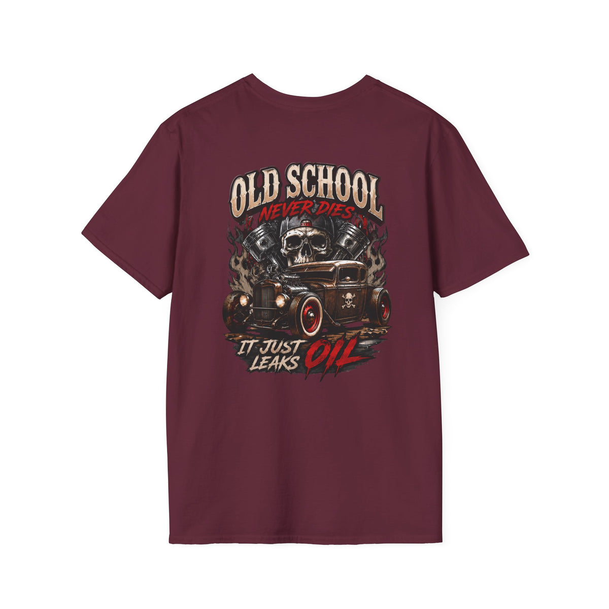 Old School Rat Rod Never Dies T-Shirt