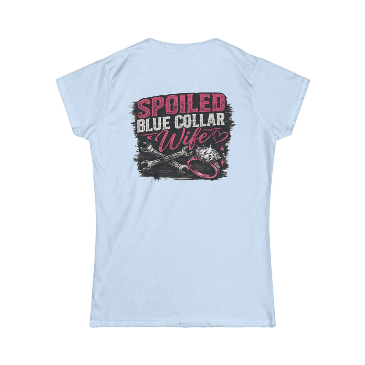 Spoiled Blue Collar Wife Softstyle Tee