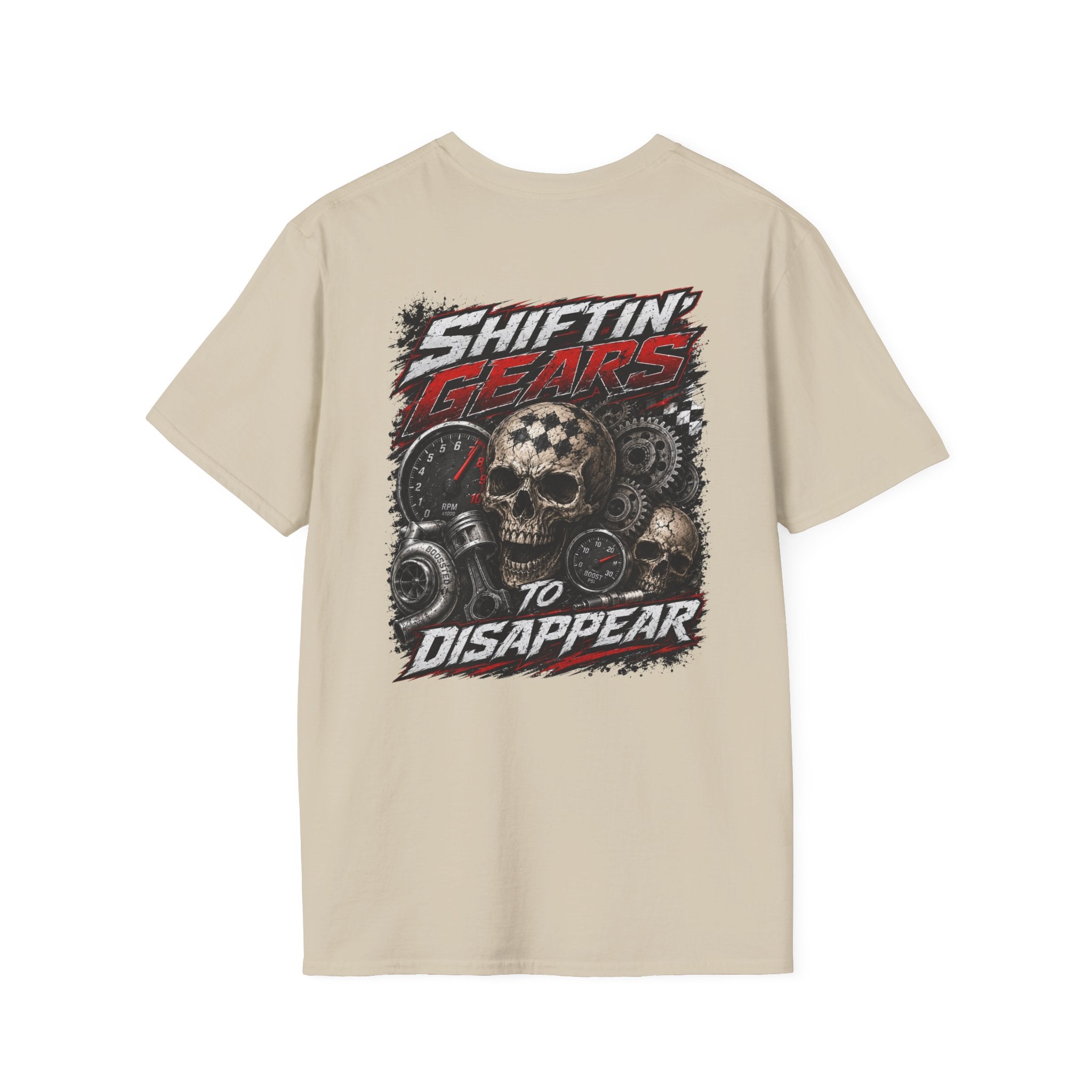 Shifting Gears to Disappear Racing T-Shirt