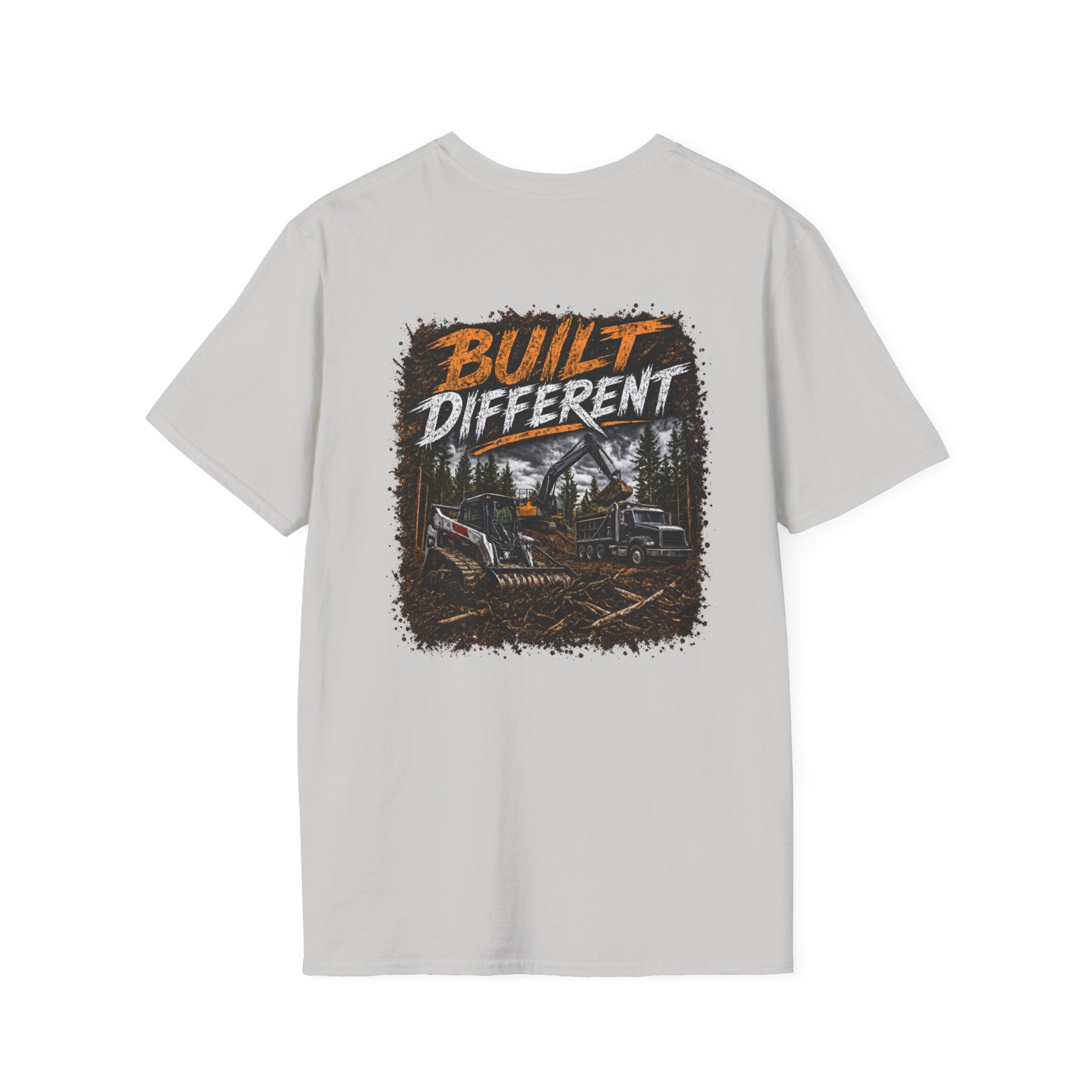 Built Different Skid Steer Construction T-Shirt